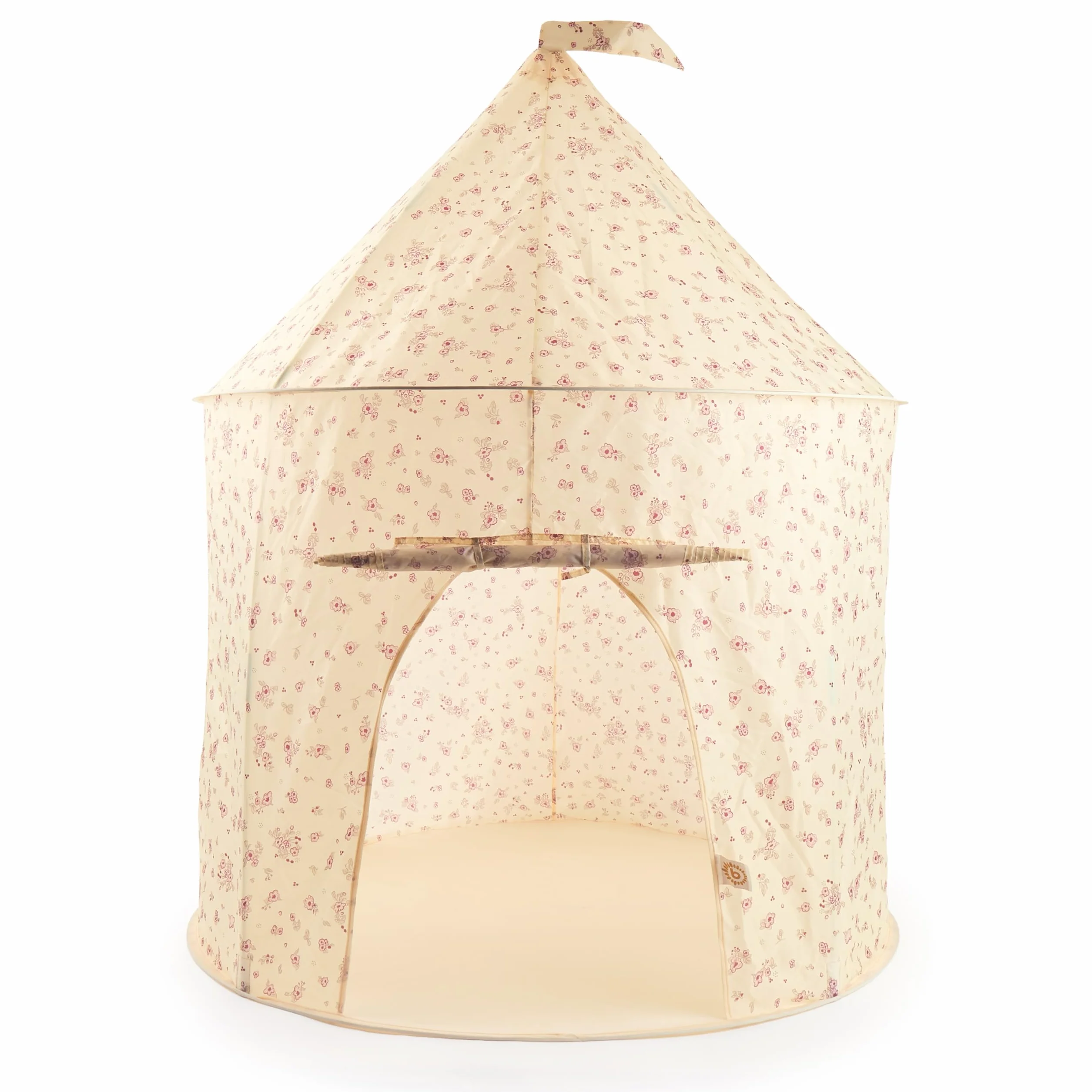 Bieco Namiot dziecięcy Pop up Vintage Flowers | Namiot księżniczki dla dzieci | Namiot do zabawy dla dziewczynek