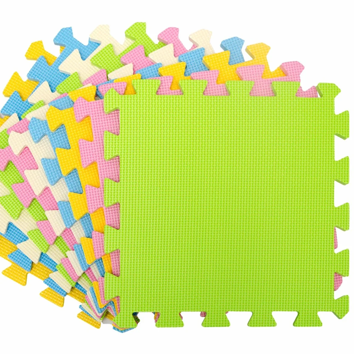 LittleTom Mata do zabawy dla niemowląt 30x30 cm 9 sztuk Miękkie maty do puzzli Piankowe