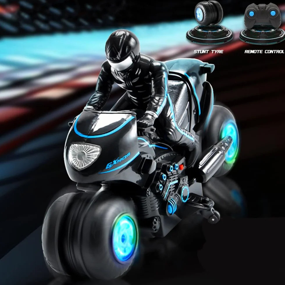 2.4G zdalnie sterowany motocykl terenowy, szybki dryf, akrobatyczny lot, prezenty dla dzieci
