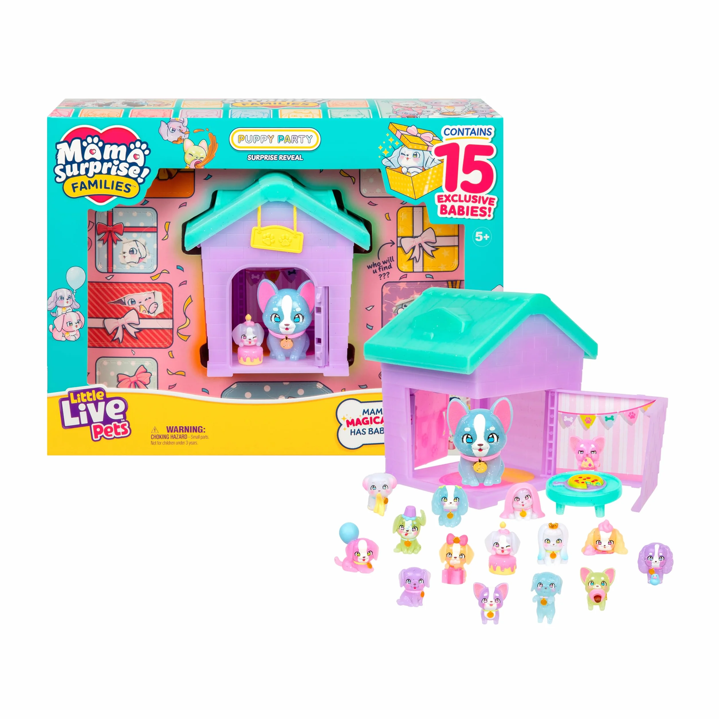 Little Live Pets Mama Surprise Families S1 Puppy Party Pk