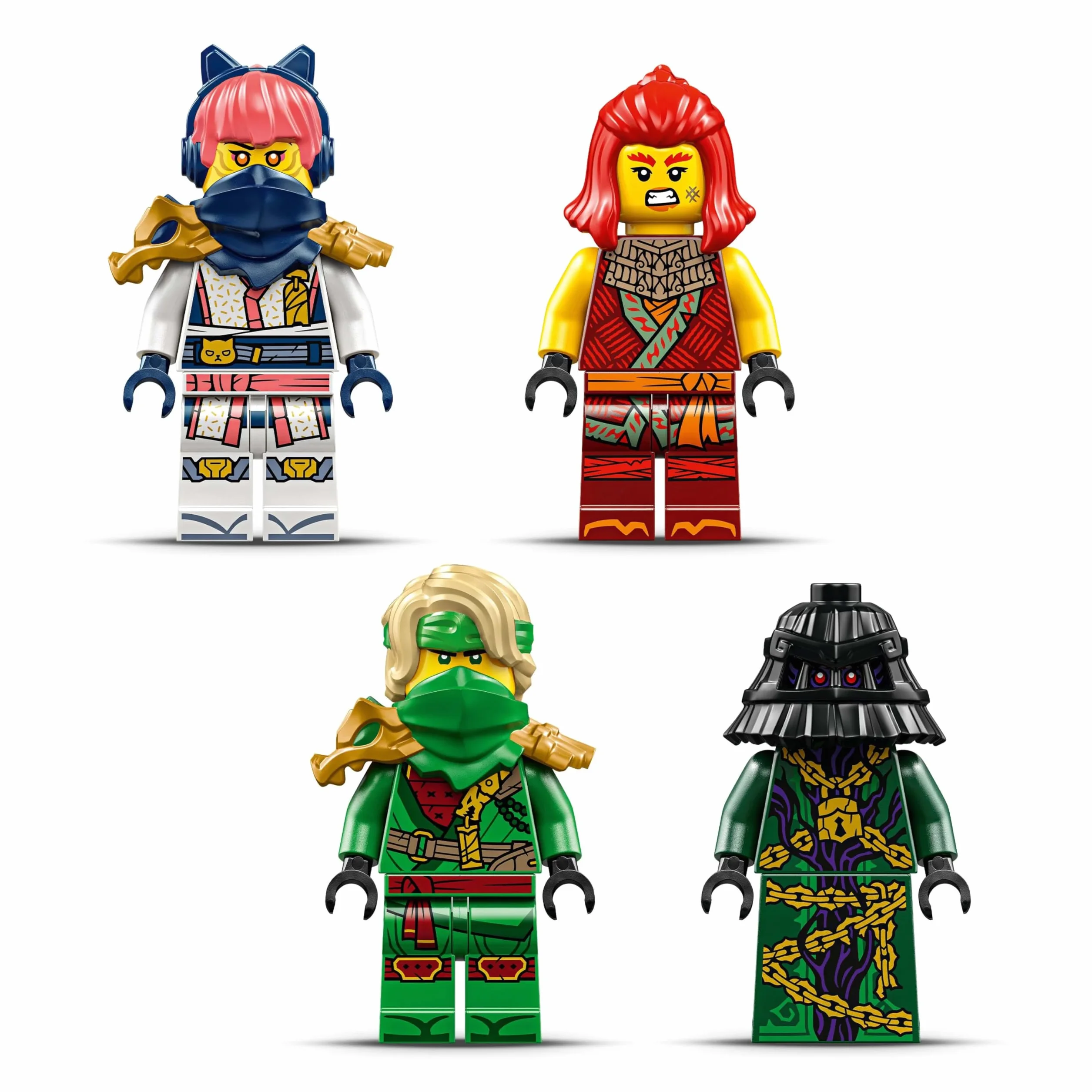 LEGO NINJAGO Smoczy mistrz Rontu, zestaw konstrukcyjny dla 7-latka, zabawka dla dziecka z czterema minifigurkami, w tym Lloydem, pomysł na prezent dla chłopca i dziewczynki, fana ninja i smoków 71842