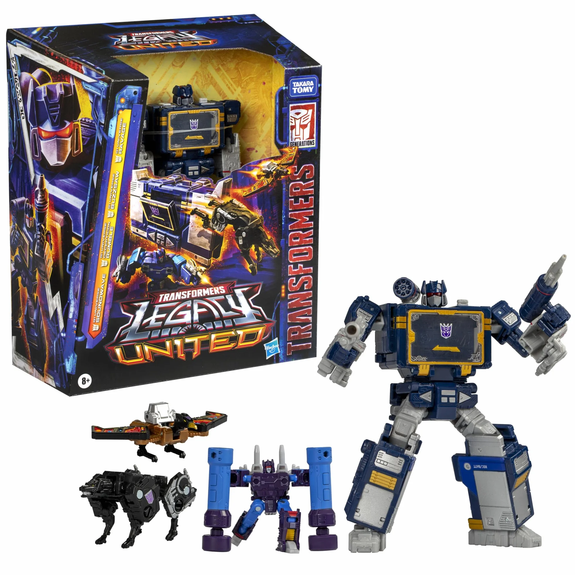 Transformers Legacy United Voyager klasa G1 Universe Soundwave figurka akcji
