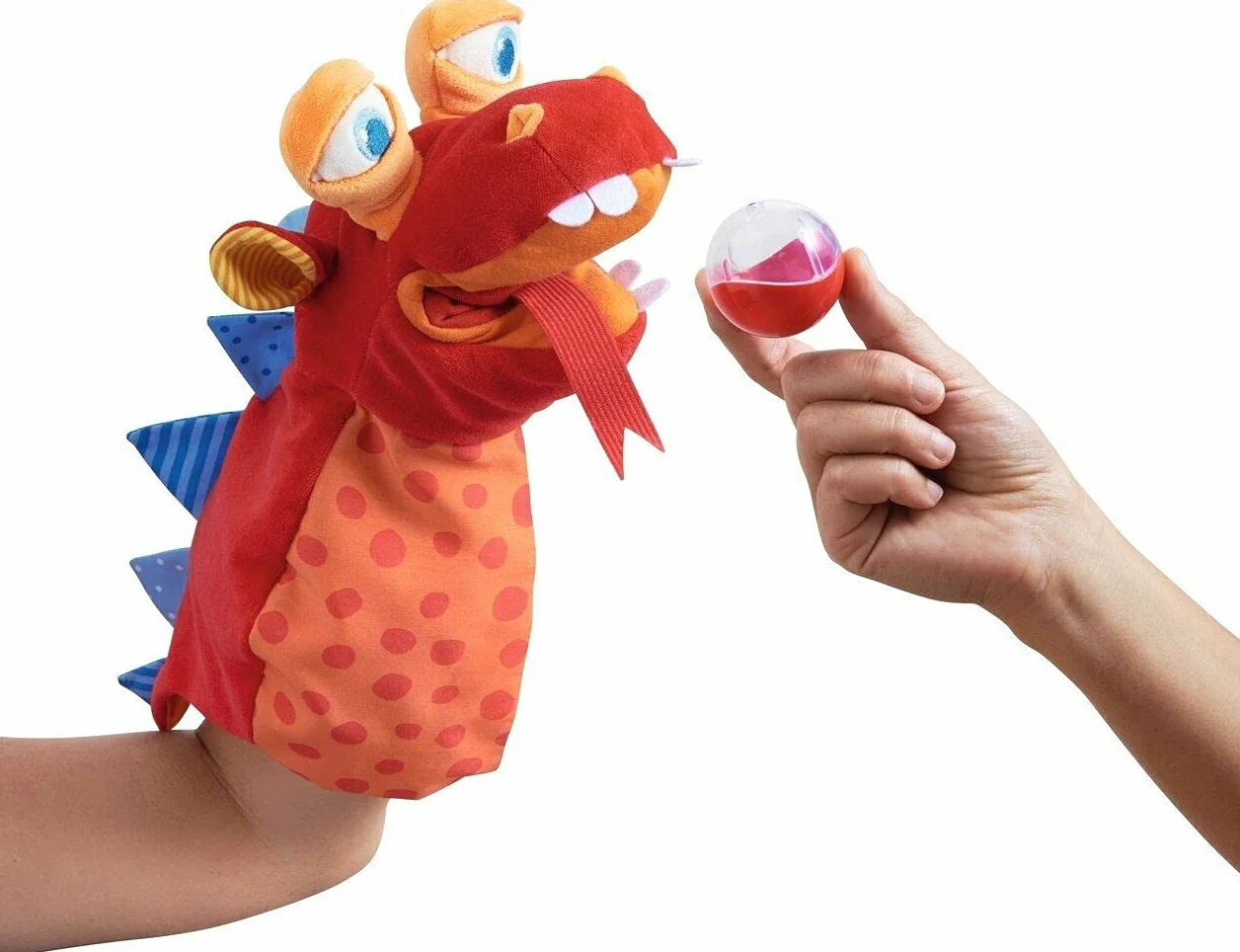 HABA 302926 zabawka pluszkowa - Zabawki pluszowe (Zabawkowy smok, Wielobarwny, Poliester, 1,5 lat(a), 200 mm)