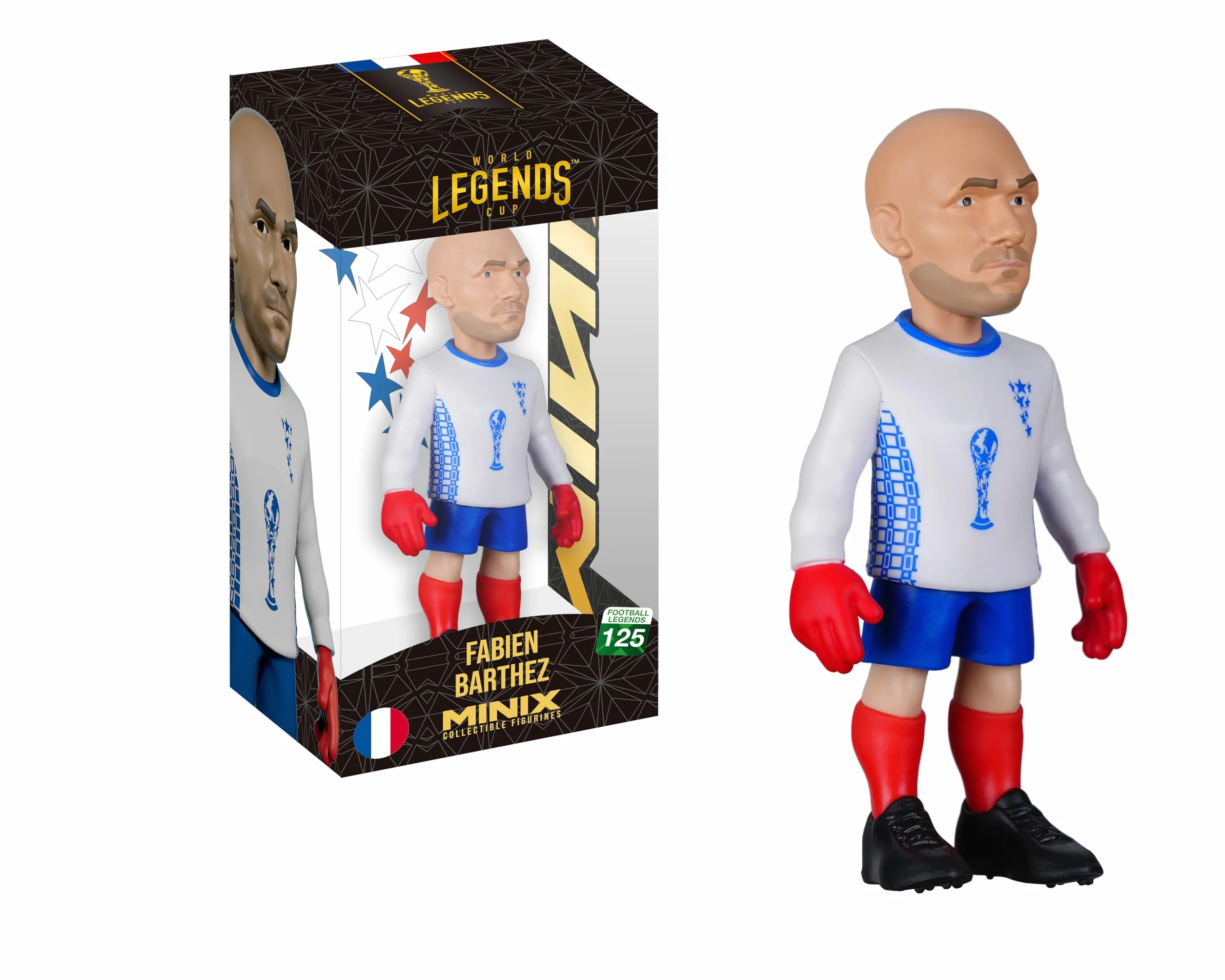 MINIX - Football Legends - Mistrzostwa Świata Legends #125 - Francja - Barthez - Figurka kolekcjonerska 12 cm