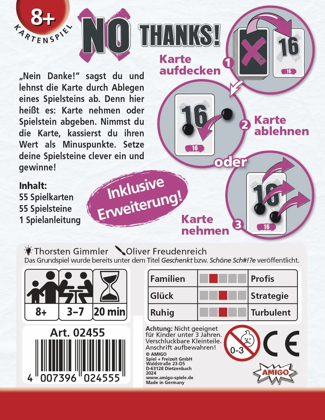 No Thanks!: AMIGO - Kartenspiel