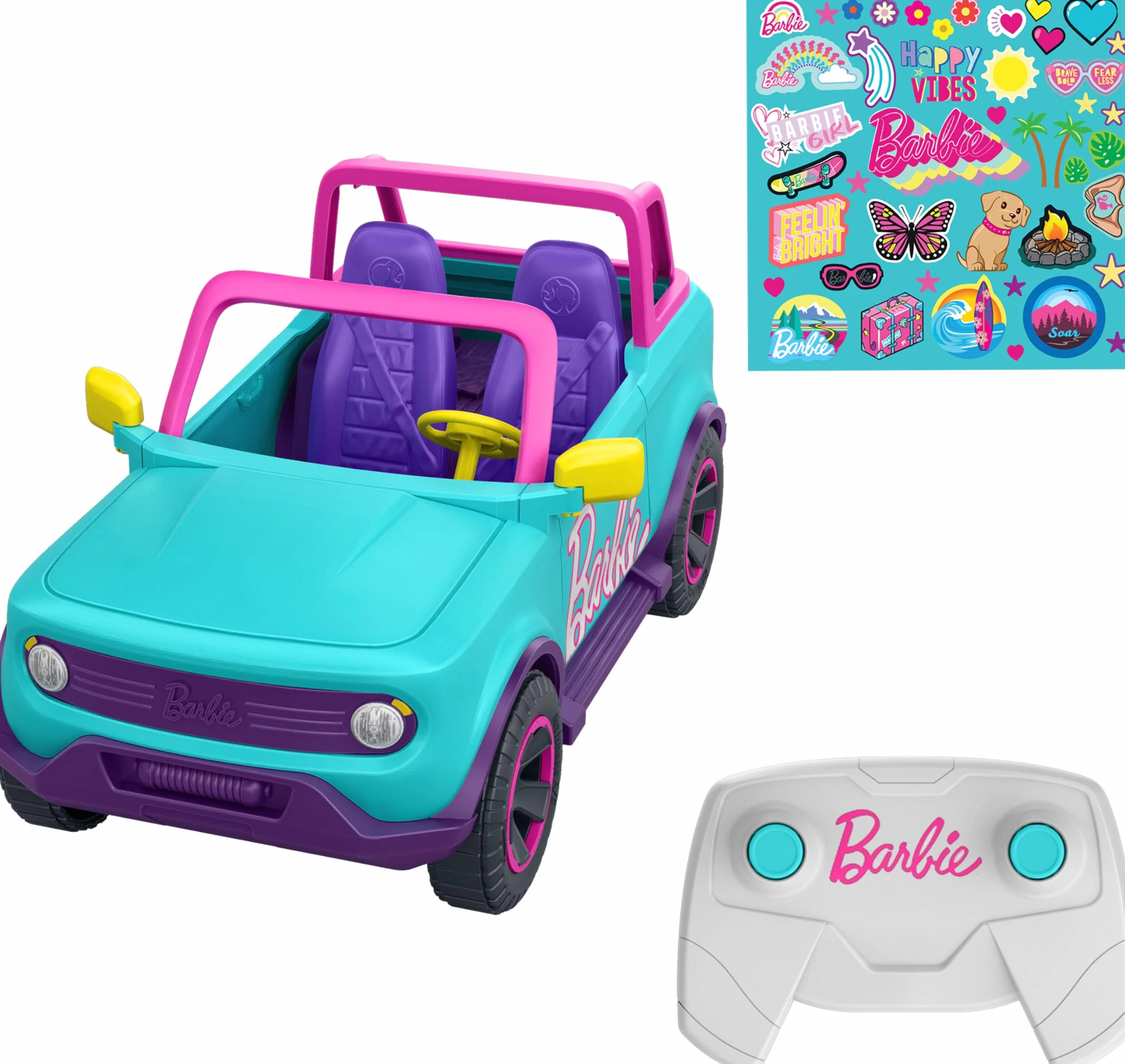 Hot Wheels RC Barbie SUV Pojazd zdalnie sterowany 1:12 HTP53