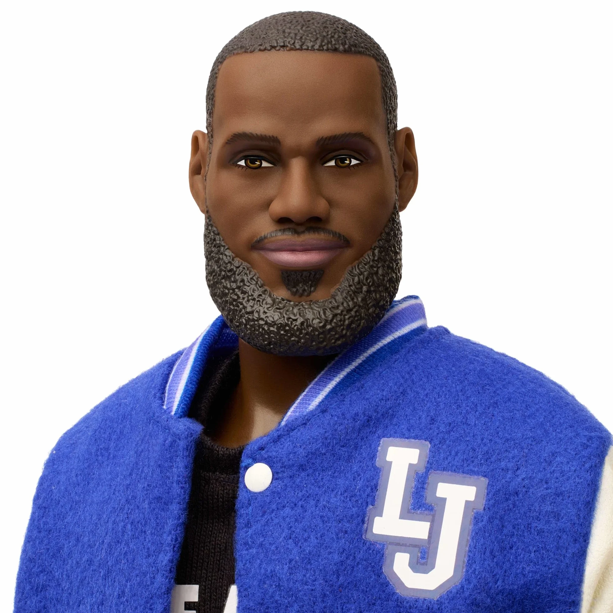 Barbie Signature Kenbassadors LeBron James Lalka kolekcjonerska, sportowa kurtka bomberka i akcesoria, w tym słuchawki i okulary przeciwsłoneczne, zabawka 6+, HRM33