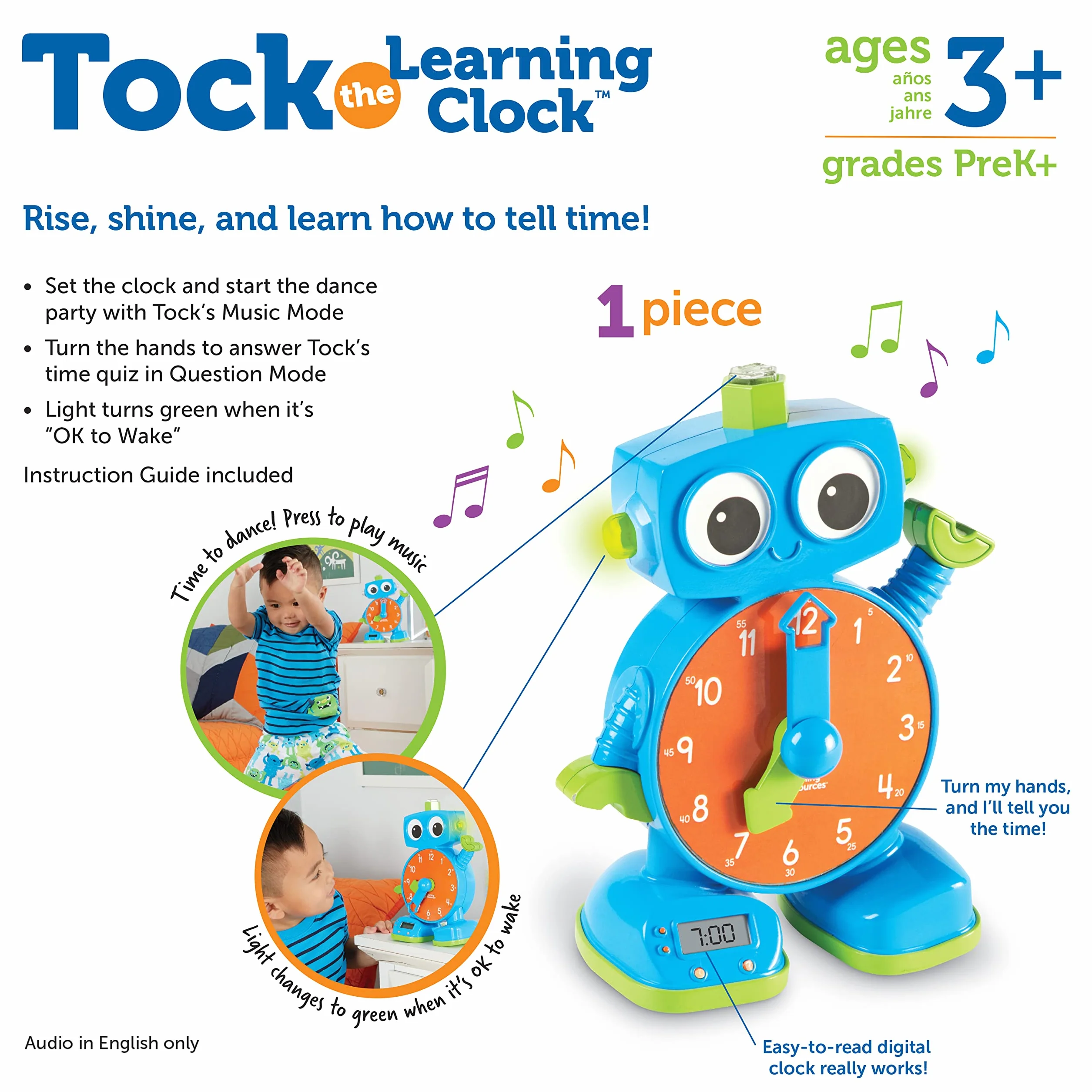 Learning Resources Tok The Uczenie się Zegar