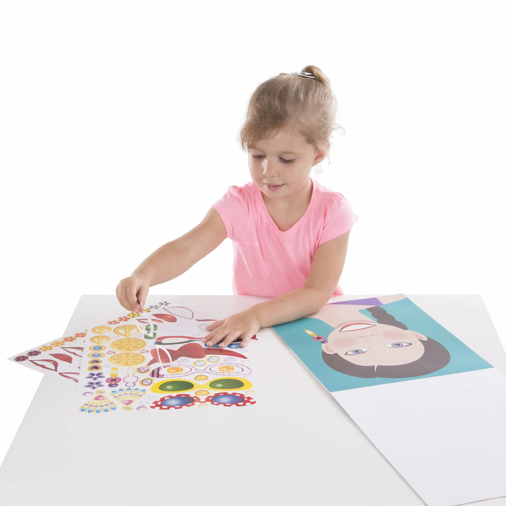 Melissa & Doug – Blok z Naklejkami do Tworzenia Twarzy | Zadania | 3+ | Prezent dla Chłopca lub Dziewczynki