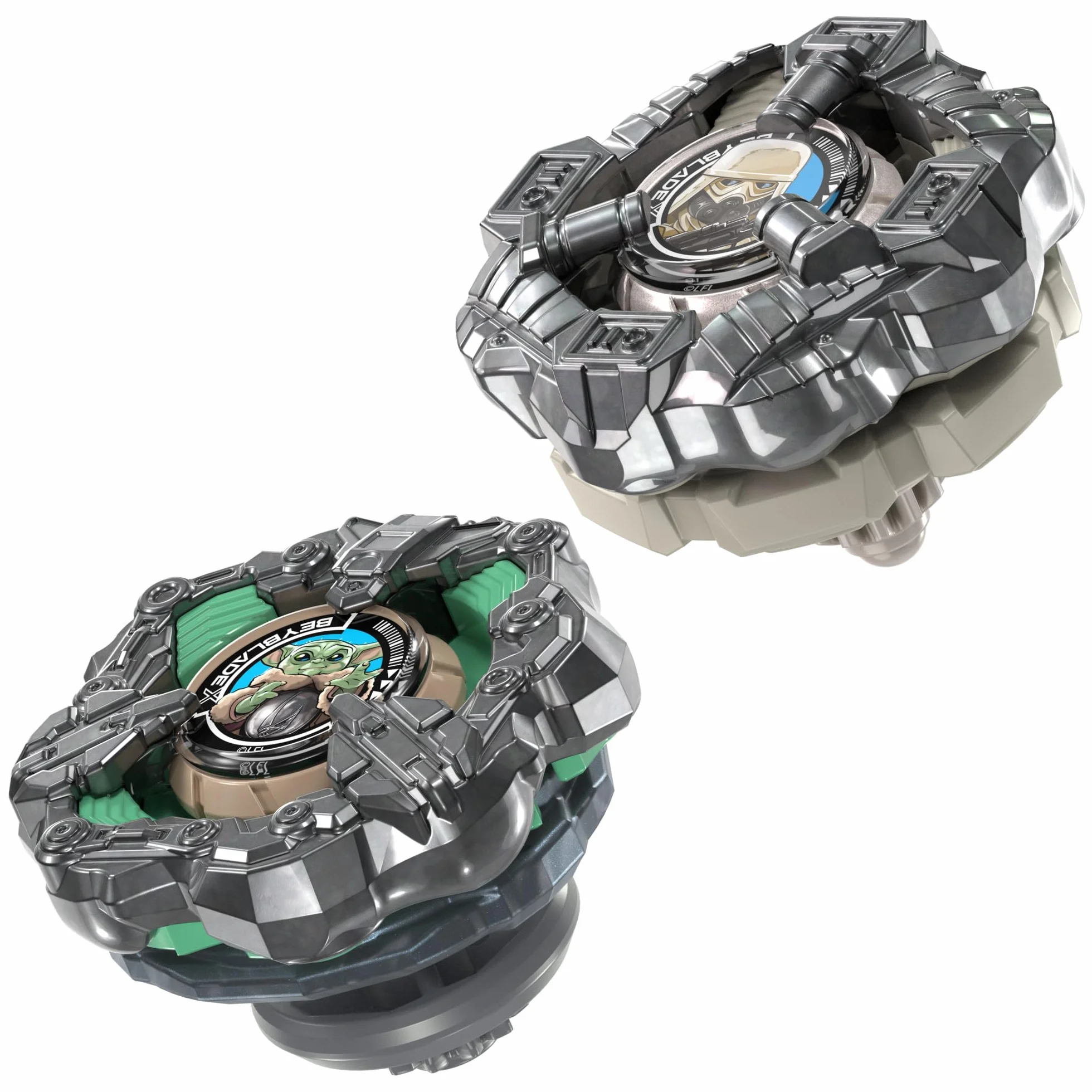 Beyblade X Gwiezdne wojny Collab Grogu kontra Snowtrooper 2 zabawkowe bączki Takara Tomy
