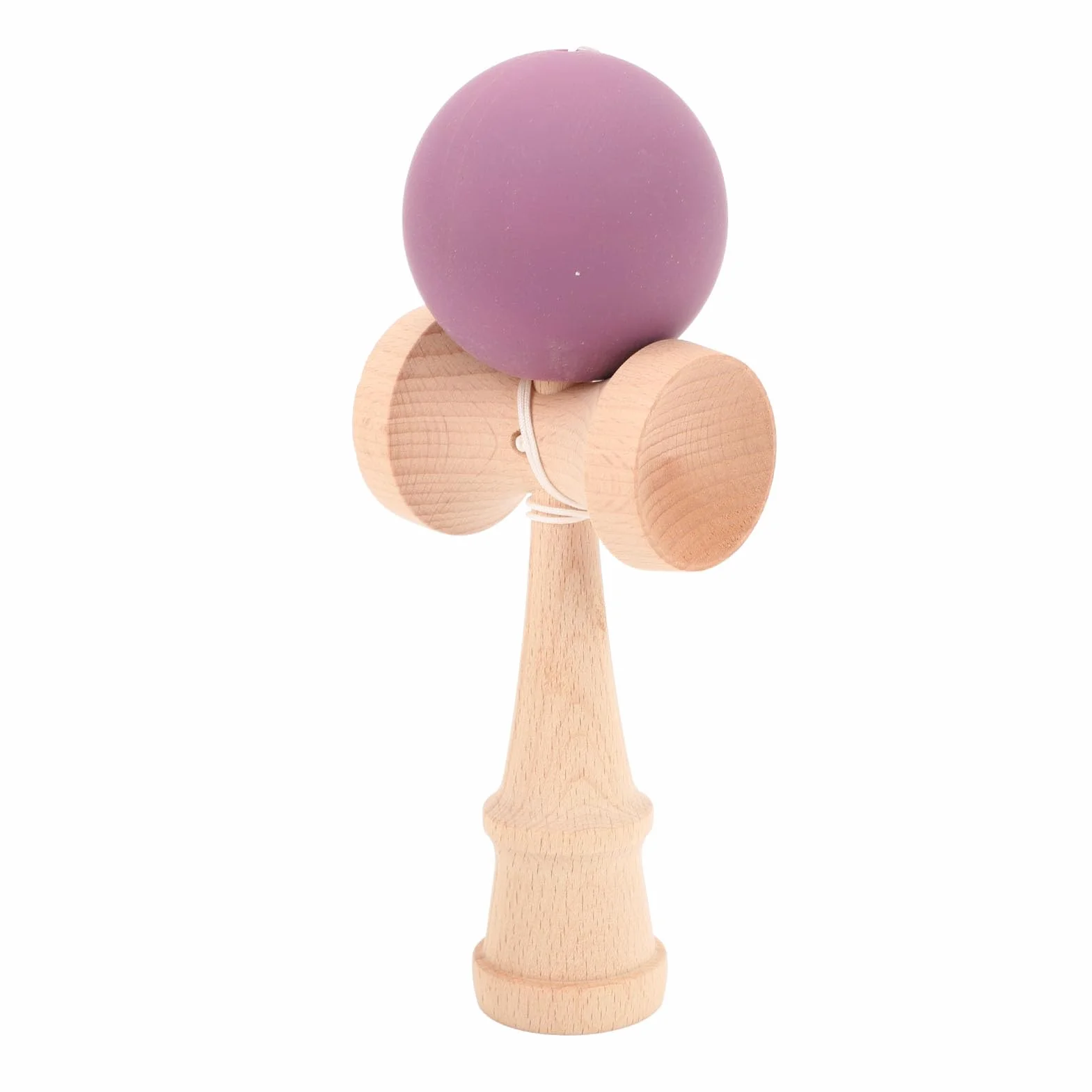 Kendama Toy, Wooden Catch Ball Kendama Wooden Kendama Toy Portable Kendama Poprawia koordynację Oka Dłoni ze Sznurkiem do Pomieszczenia i na Zewnątrz (PURPLE)