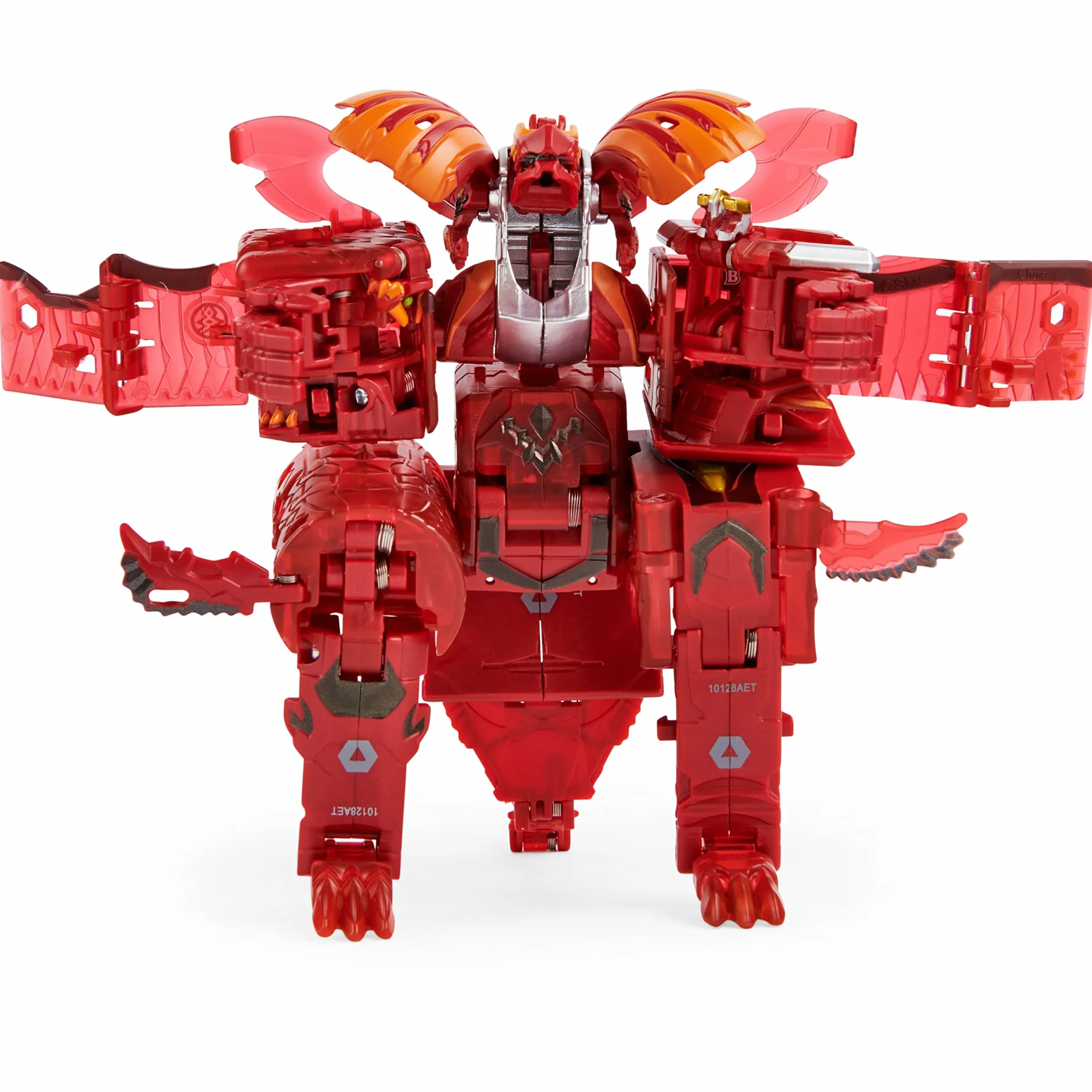 BAKUGAN Geoforge Dragonoid, figurka kolekcjonerska z 6 geoganami i 1 ekskluzywnym metalowym smokiem Bakugan