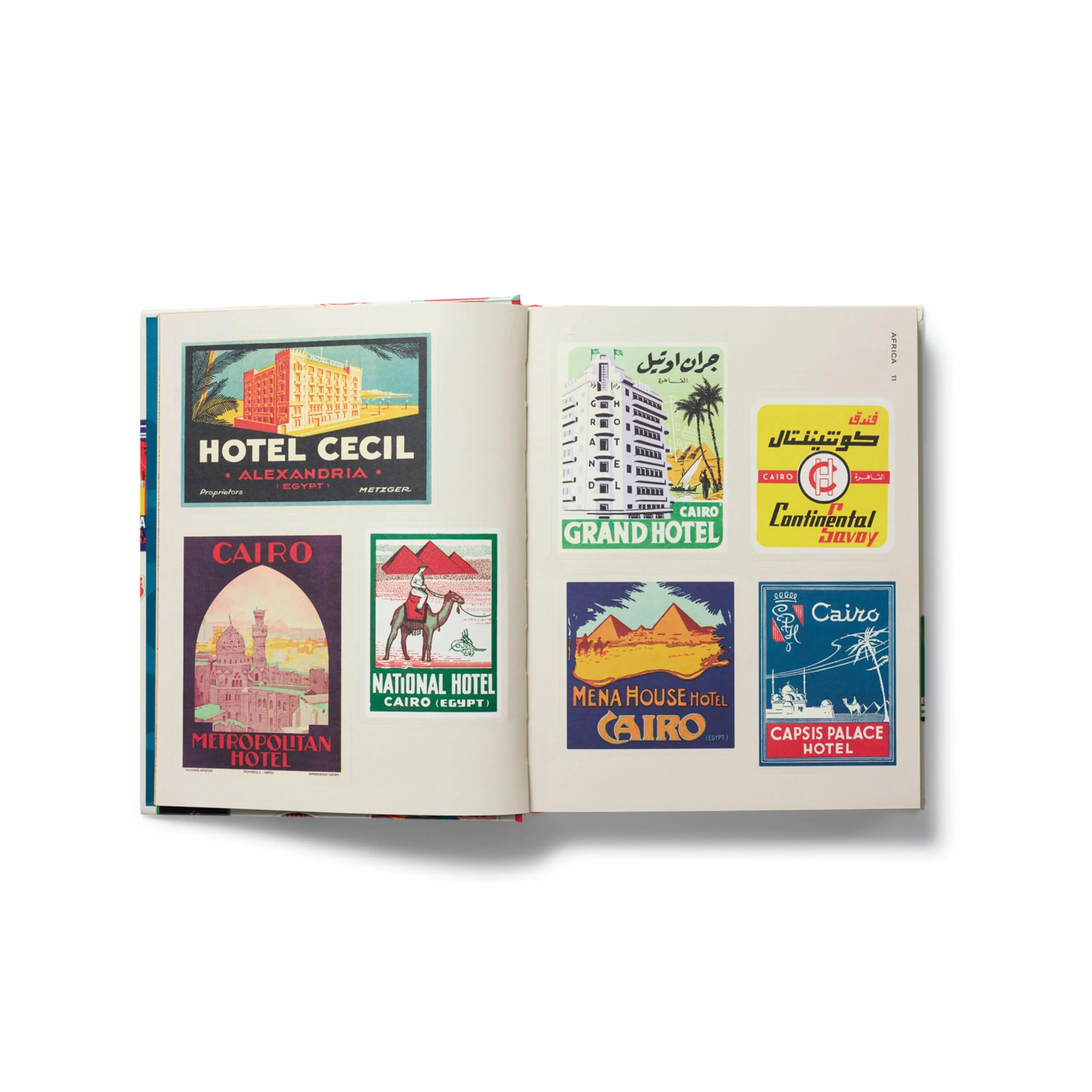 Hotel Retro: Vintage Luggage Labels from Tokyo to Buenos Aires /anglais: 250 Travel Ephemera Stickers