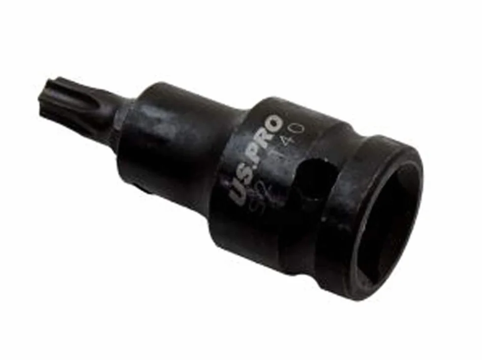 US PRO Industrialne T40 x 53 mm 1/2" Dr Short Impact Torx/Star męskie gniazdo 1698