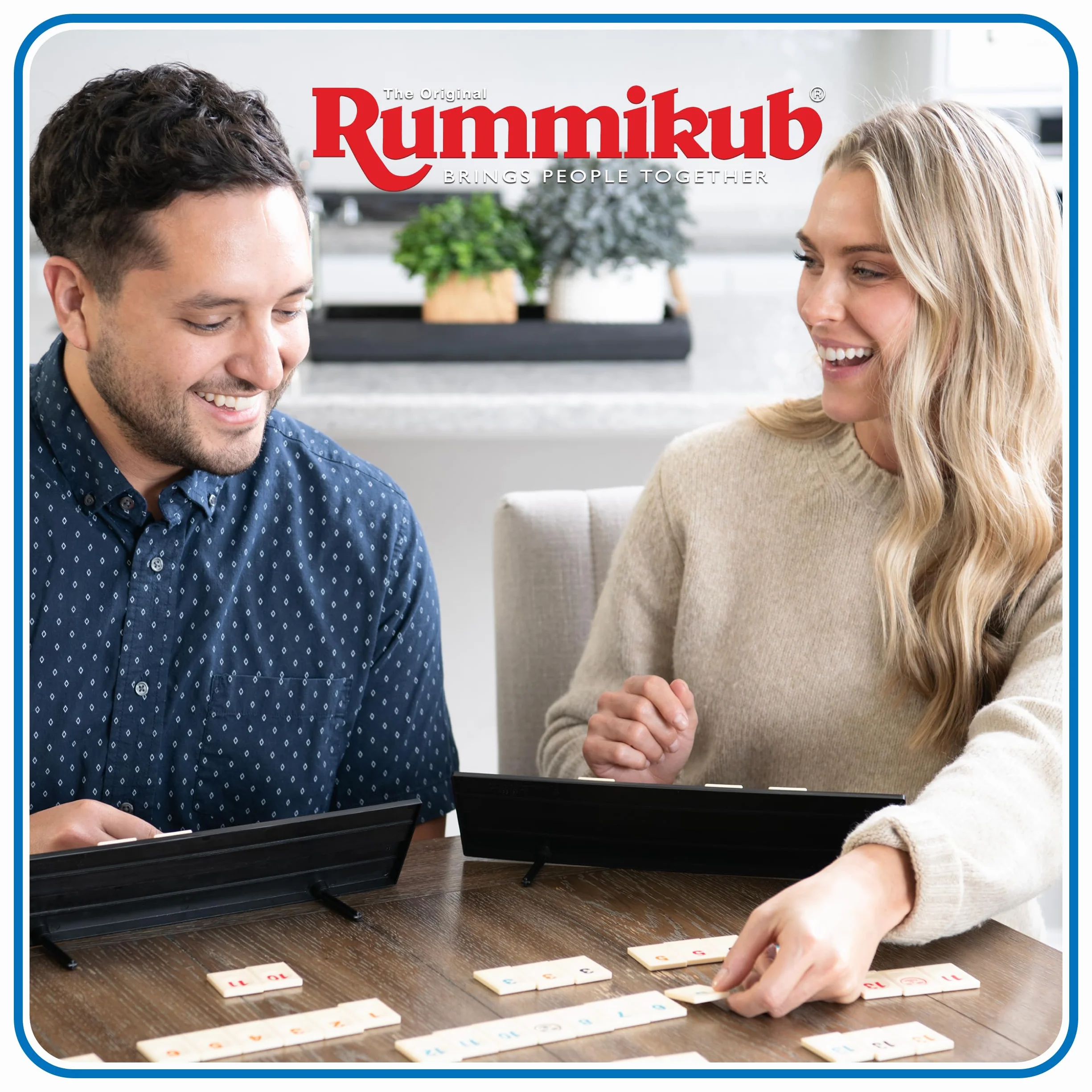 Goliath RUMMIKUB Original Classic, gra planszowa dla dorosłych i dzieci od 6 lat, strategia numeryczna, zabawka edukacyjna dla 2-4 graczy, wspiera logiczne myślenie, wersja wielojęzyczna