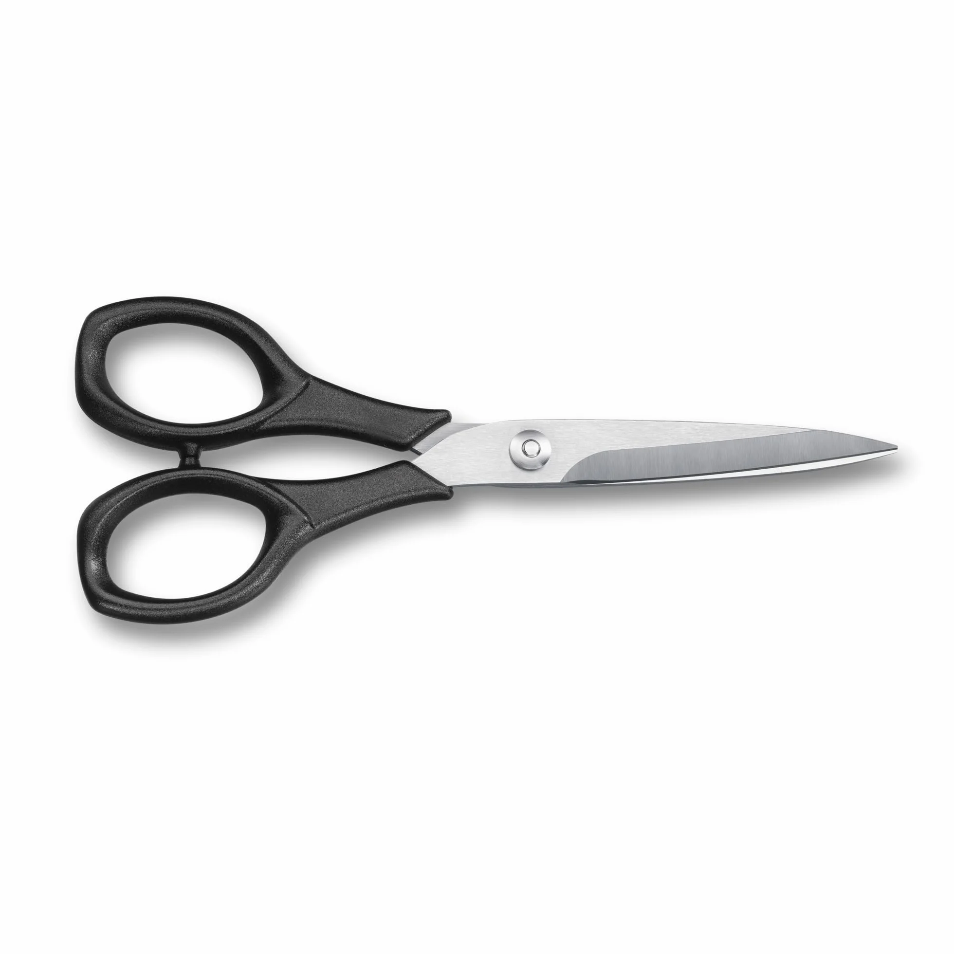 Victorinox Nożyczki domowe "Włochy", nożyczki rzemieślnicze, nożyczki do papieru, ostrze ostre, 16 cm, solidny plastikowy uchwyt, stal nierdzewna, czarny