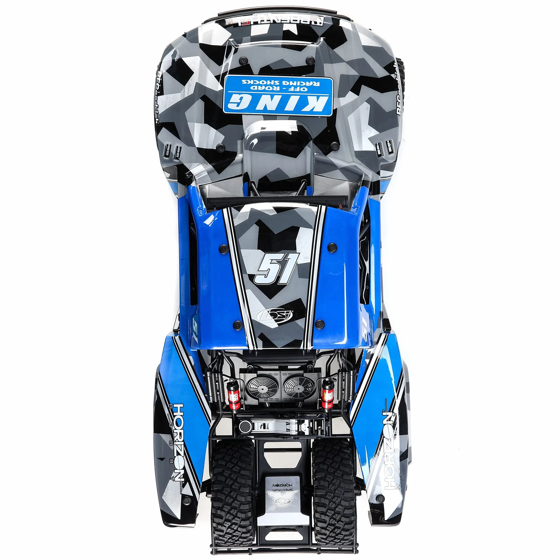LOSI 1/6 Super Baja Rey 2.0 4X4 Desert Truck Brushless RTR, King Shocks