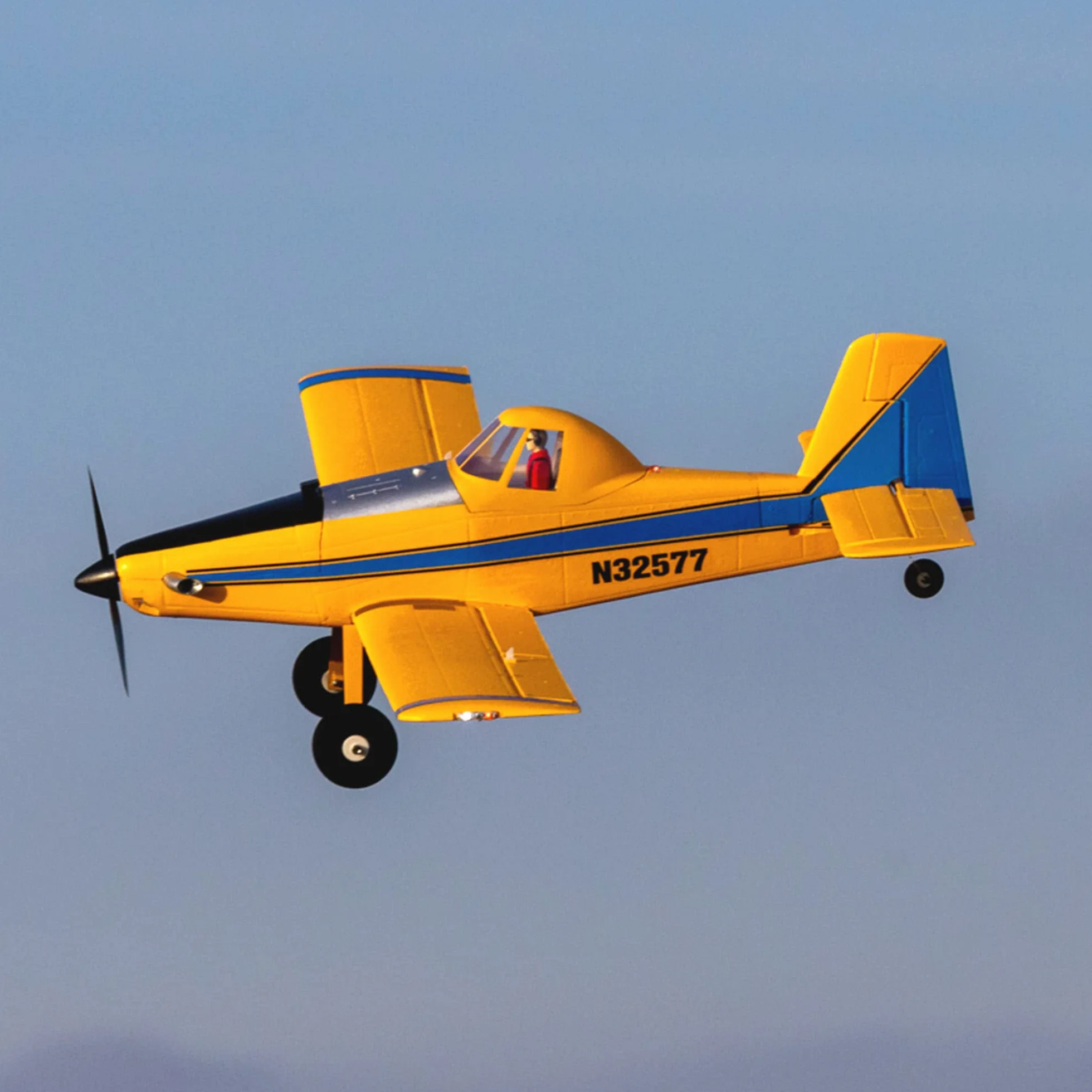 E-flite EFLU16450, UMX Air Tractor BNF Basic elektryczny samolot (702 mm) RC, żółty