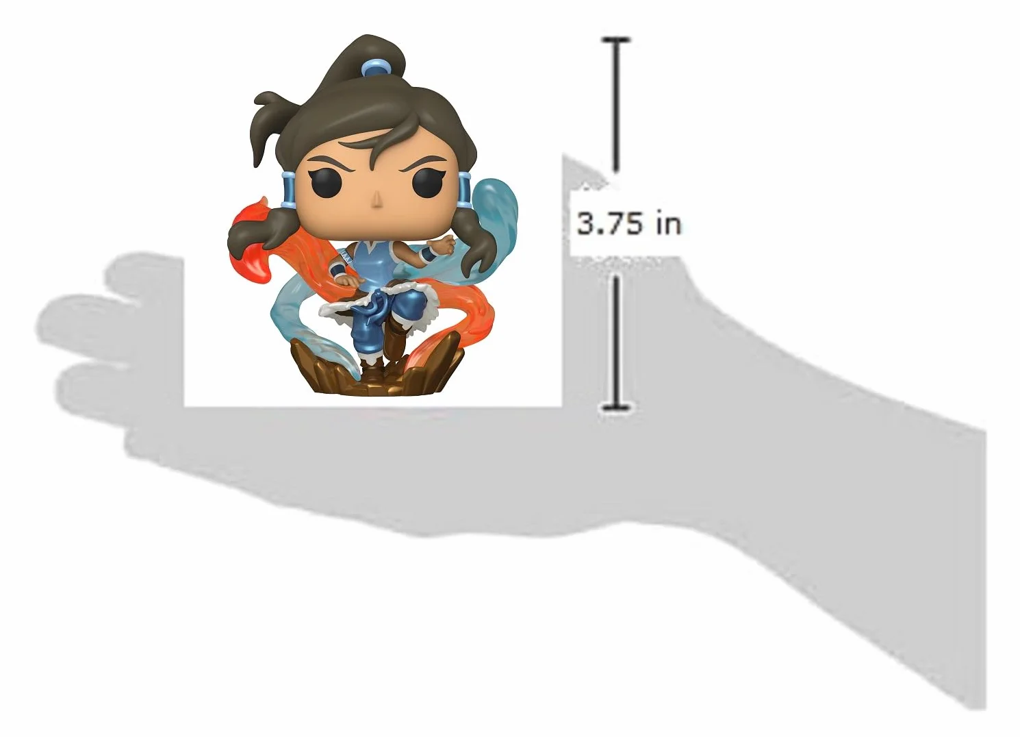 Funko POP! Animation Legend of Korra - Korra (Glow in The Dark & Metallic), Exclusive
