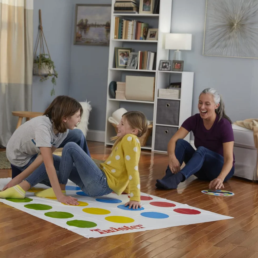 Hasbro Gaming Twister Gra Towarzyska, Wielokolorowy, Od 8 lat