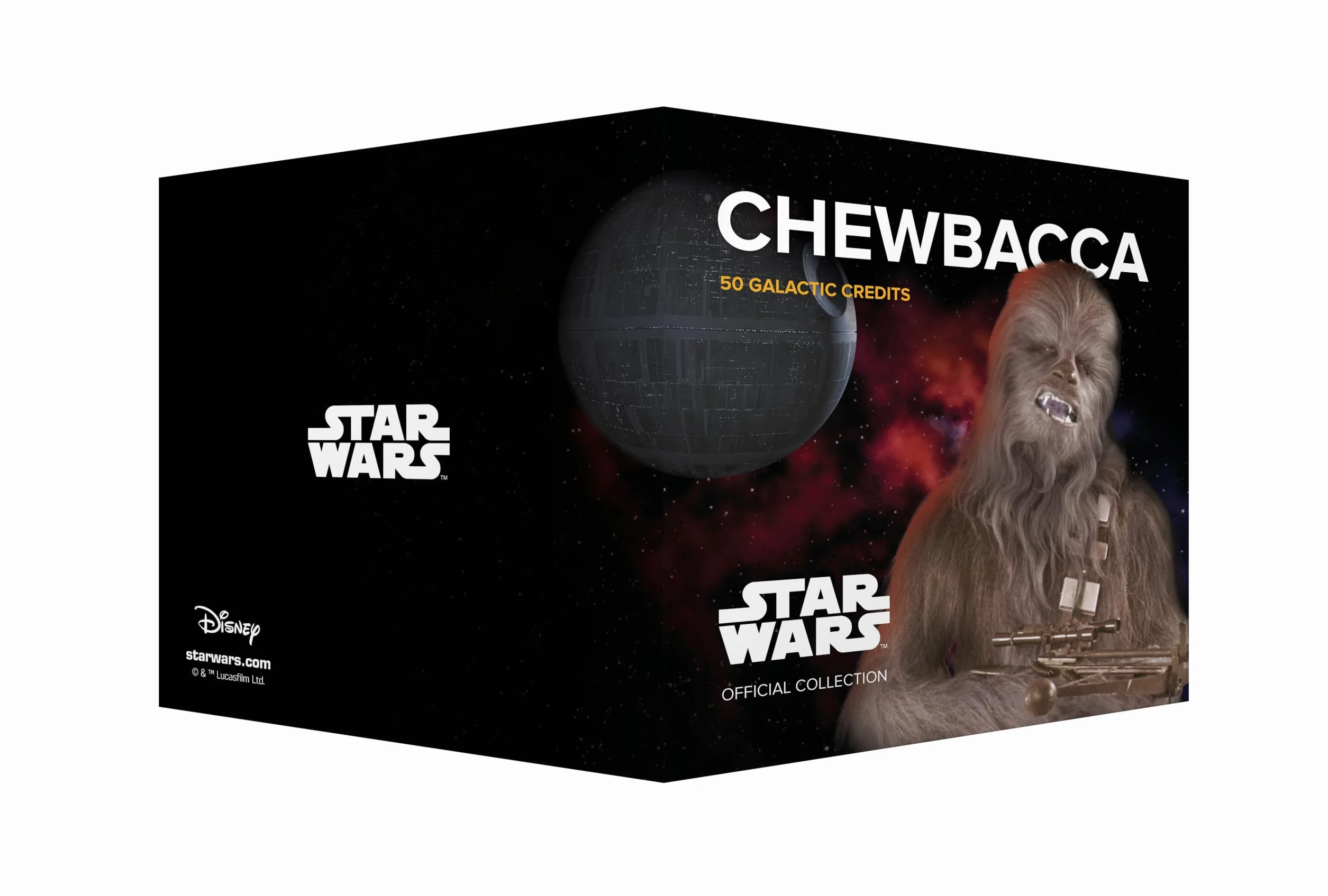 FANTASY CLUB | Bilet Star Wars Trilogy Original Chewbacca | Oficjalne towary | Edycja limitowana ze złotym hologramem i efektami UV