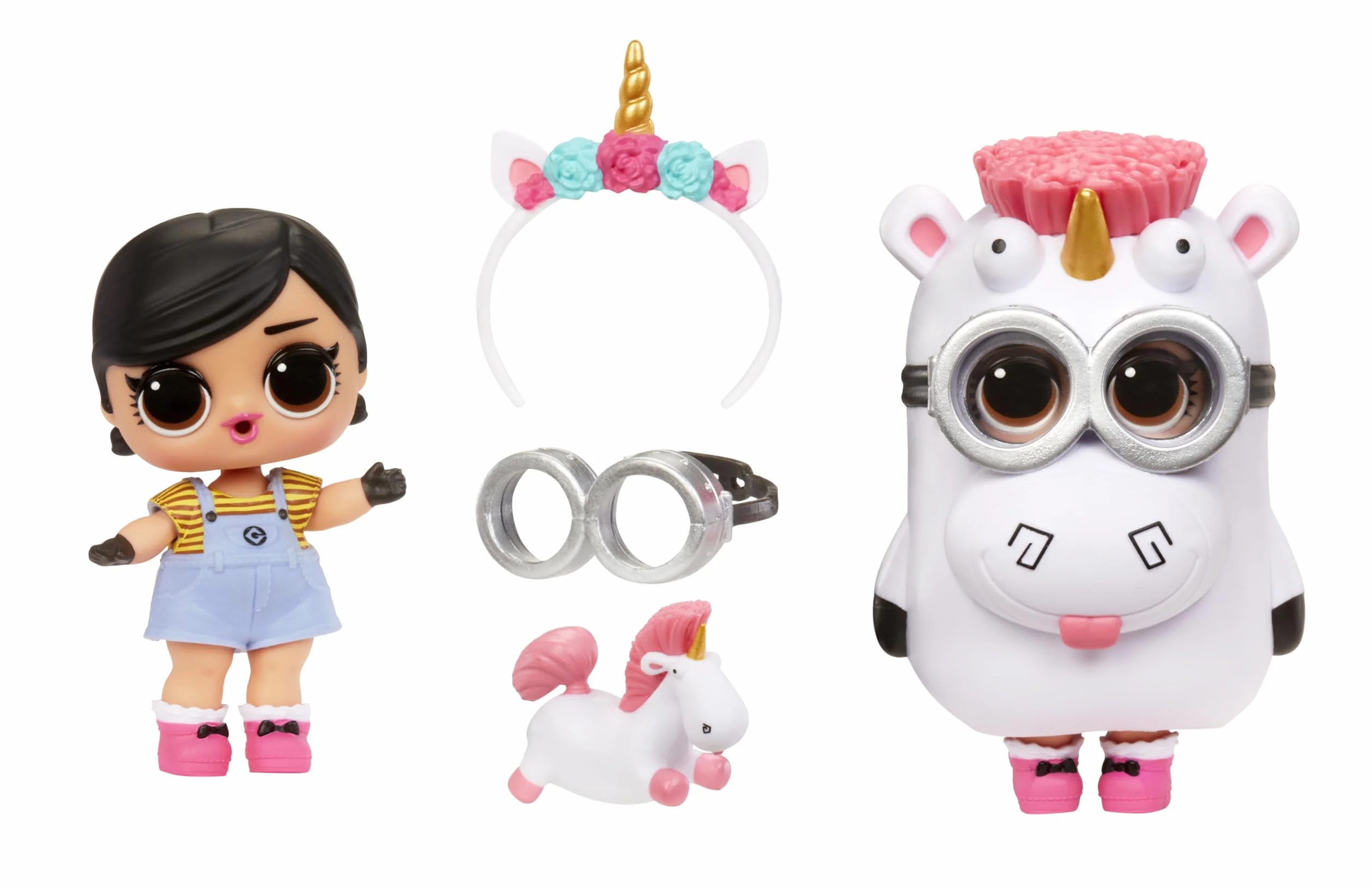 L.O.L. Surprise! Loves Minions Tots– Zestaw Zawiera 1 Laleczkę ze Strojami i Akcesoriami, w Opakowaniu w Inspirowanym Minionkami. Opakowanie-niespodzianka. Zbierz wszystkie 6 laleczek