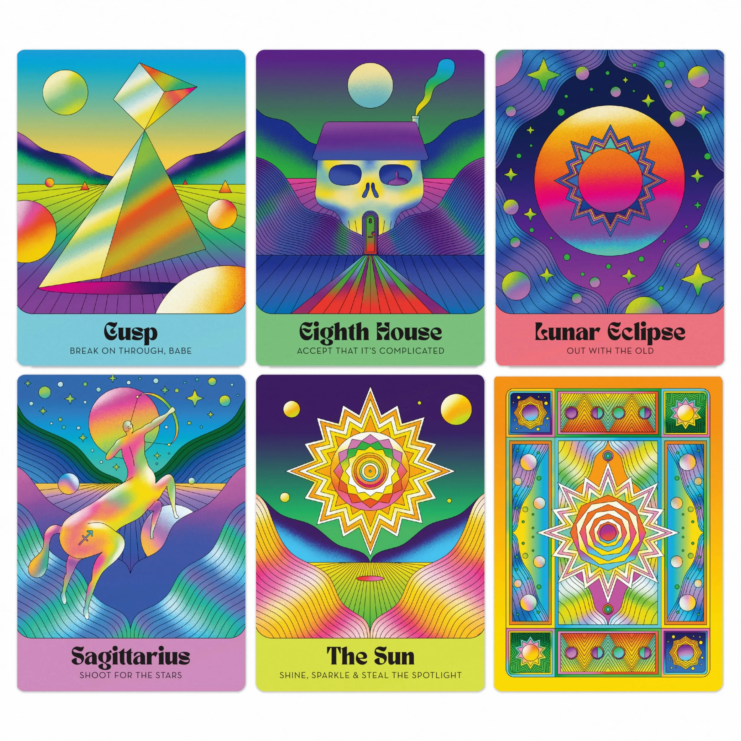 Knock Knock Cosmic Dreamscape Astrology Oracle Deck: 72 Cosmic Cards for Daily Guidance Inspired by the Mystical Practice of Astrology