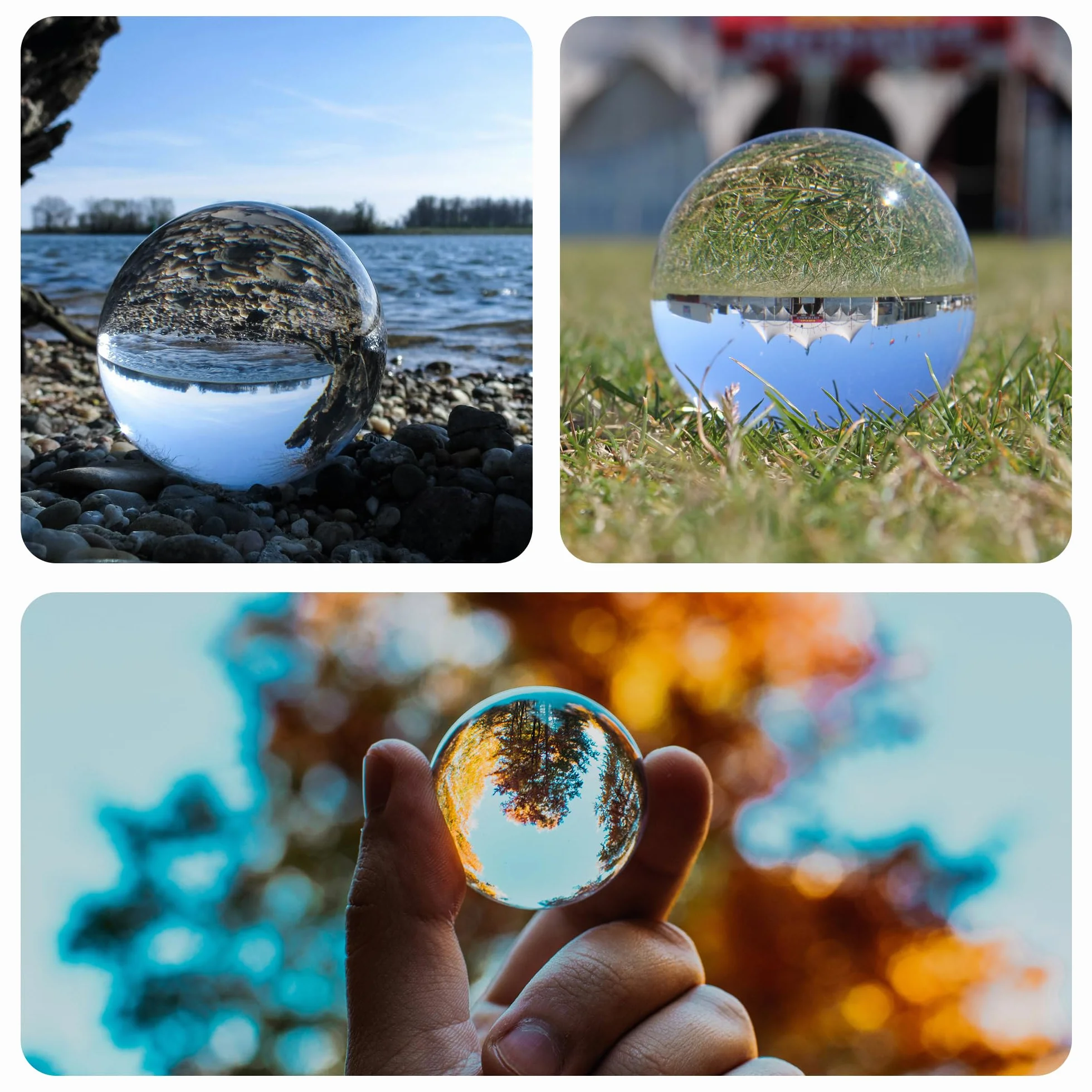 Juggle Dream 85 mm przezroczysta akrylowa kulka do żonglowania - przezroczysty przezroczysty przezroczysty kontakt żonglowanie manipulacja wydajne piłki