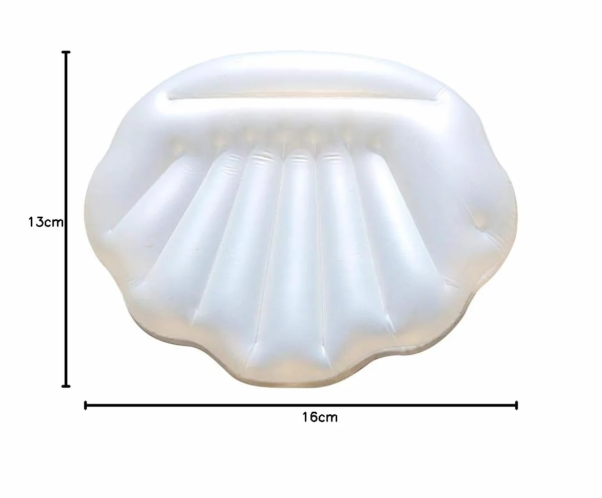 Aufblasbarer Muschel Pool Float, Riesen Muschelschalen Pool Schwimmbett Mit Perlenball Sommer Strand Party Schwimmendes Reihen Schwimm Werkzeug Für Erwachsene, 160 * 130 * 130 cm