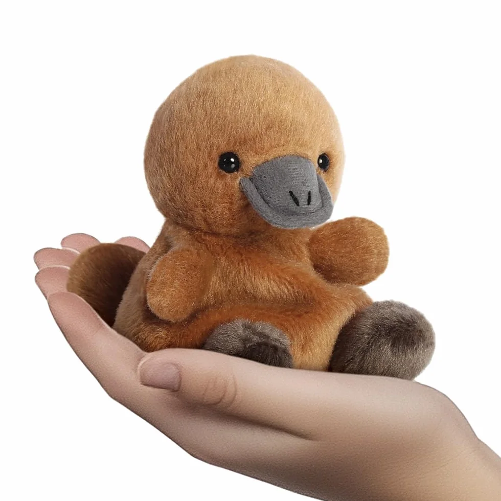 Aurora, 33678, Palm Pals Patty Platypus 5 In, Soft Toy, Brown