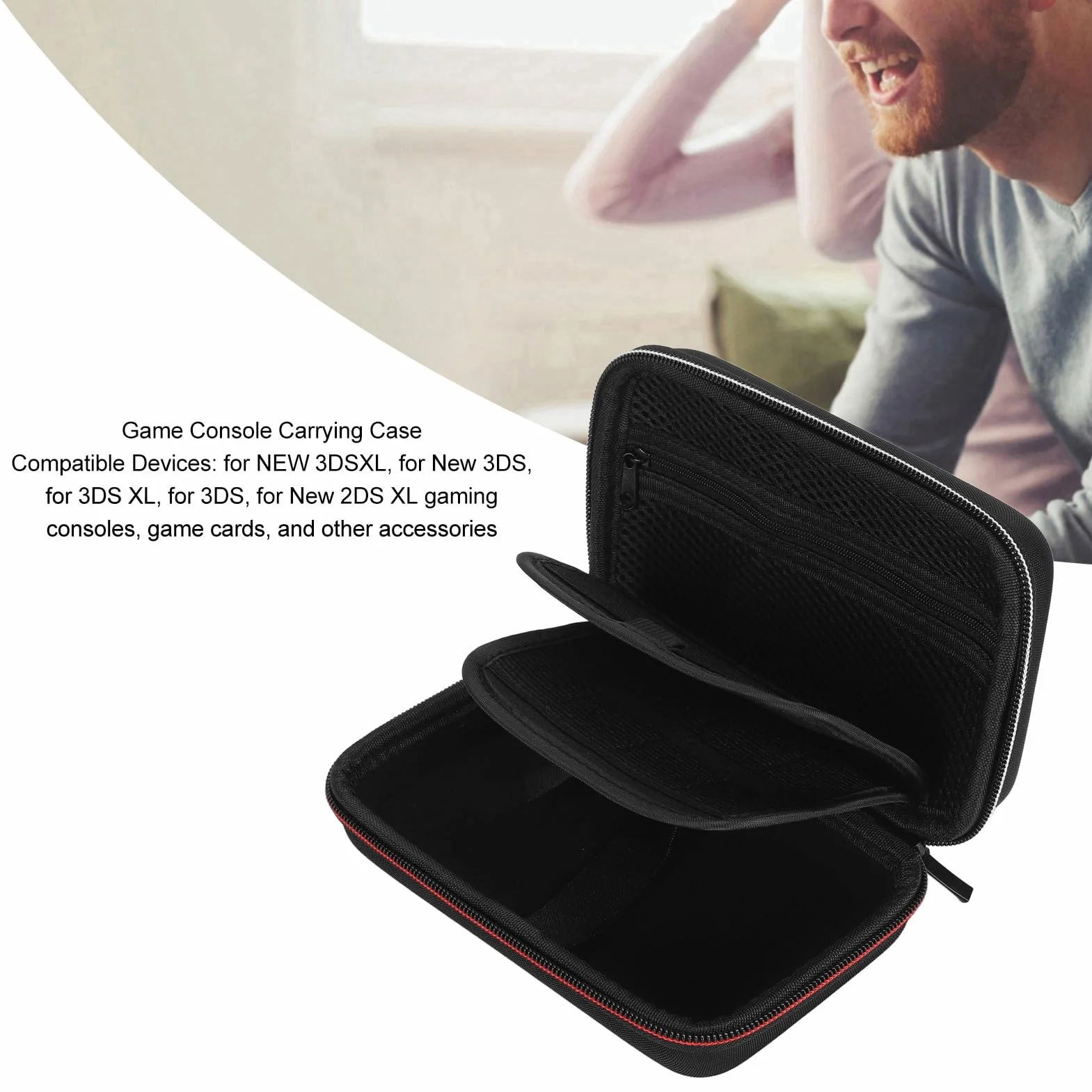 Przenośna Torba, Nylonowy futerał z Miejscem na grę, Torba na konsolę dla Nowych 3DSXL, 3DS, 2DSXL, 3DSXL, GPD 5.5