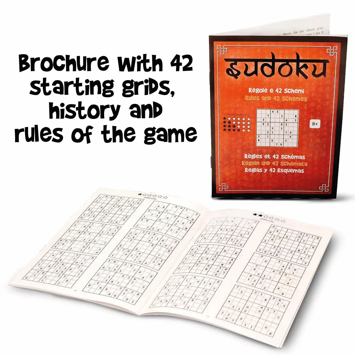 Logica Puzzles Art. Drewniane Sudoku - Drewniana Gra Matematyczna - Wzory w Zestawie - Kolekcja Orient Express