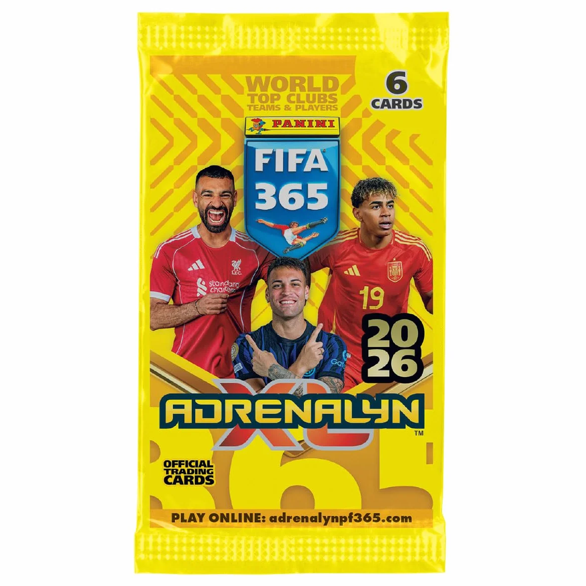 Panini FIFA 365 Adrenalyn XL 2026 Karty kolekcjonerskie pudełko 24 paczki