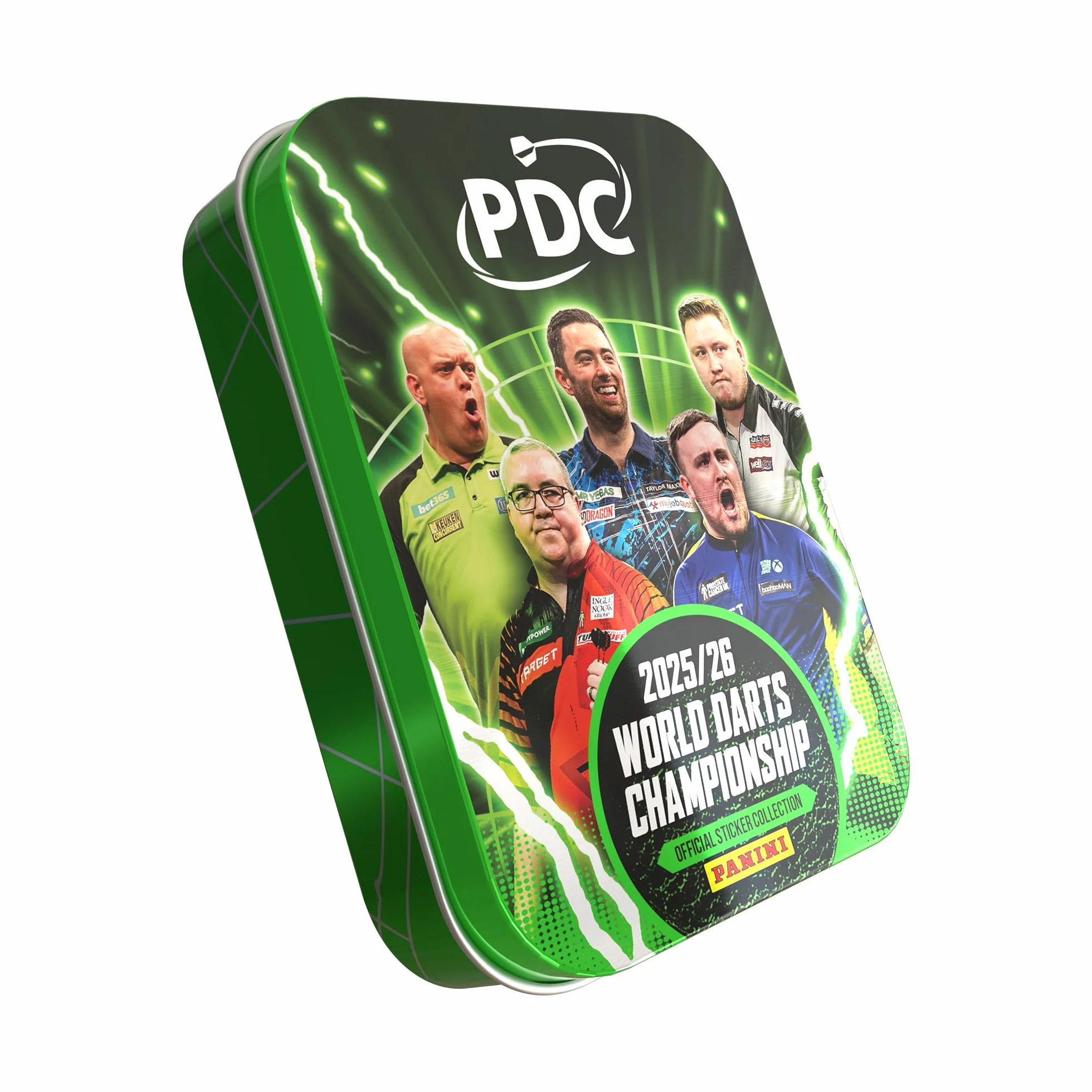 World Darts Championship Kolekcja naklejek puszka kieszonkowa