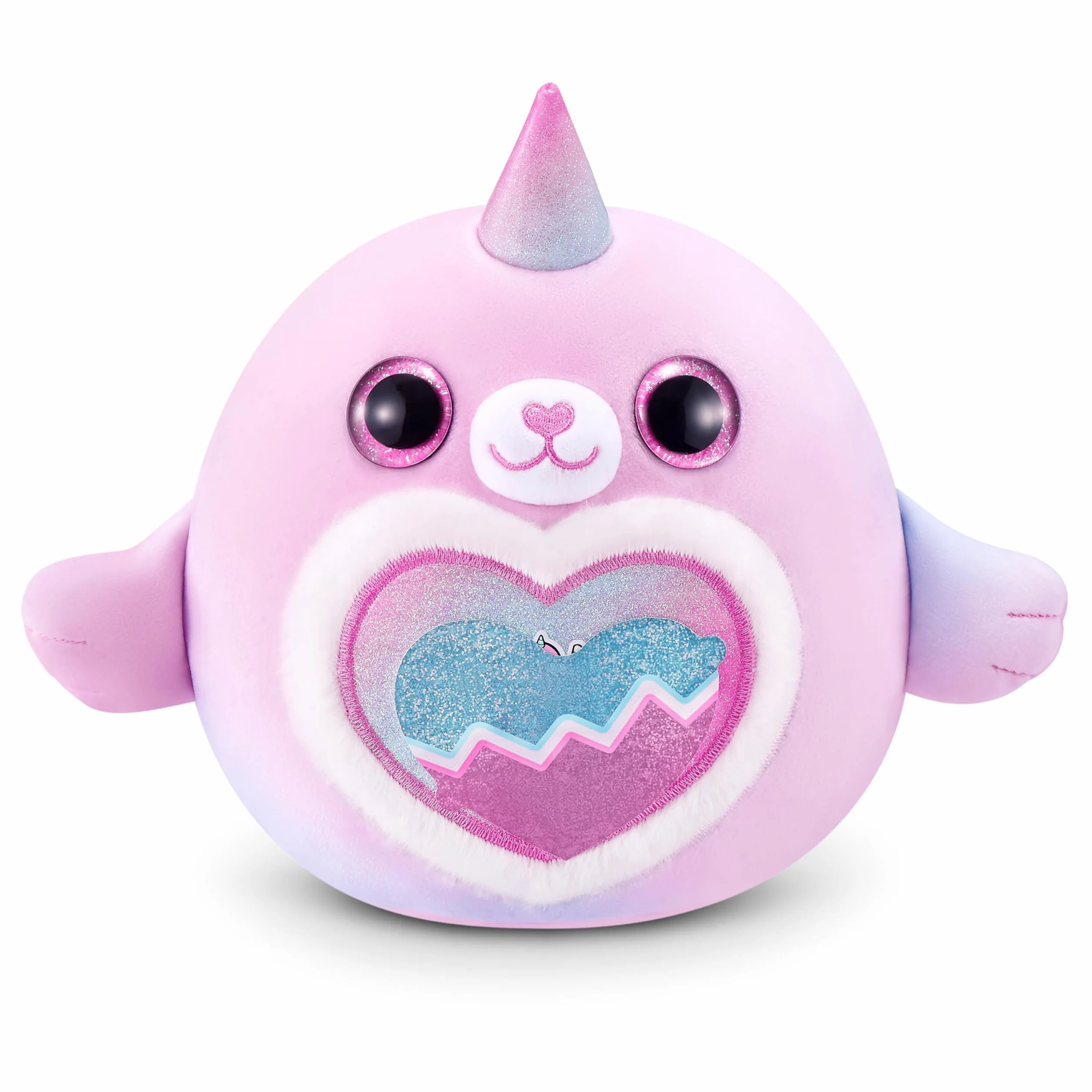 Rainbocorns Eggzania Frozen Mania od ZURU, kolekcjonerska pluszowa zabawka dla dziewczynek 3+, Glacia