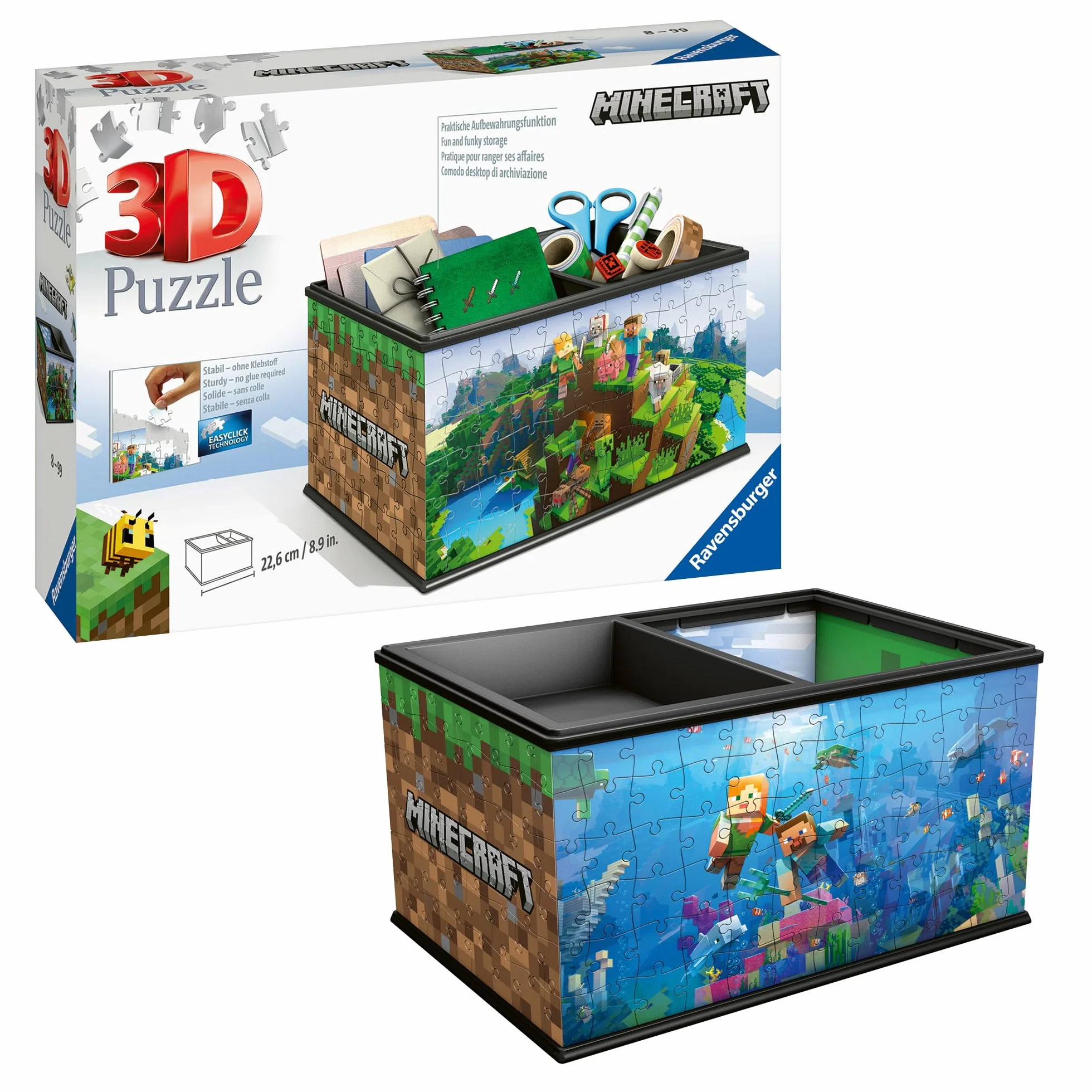Puzzle 3D Szkatułka Minecraft