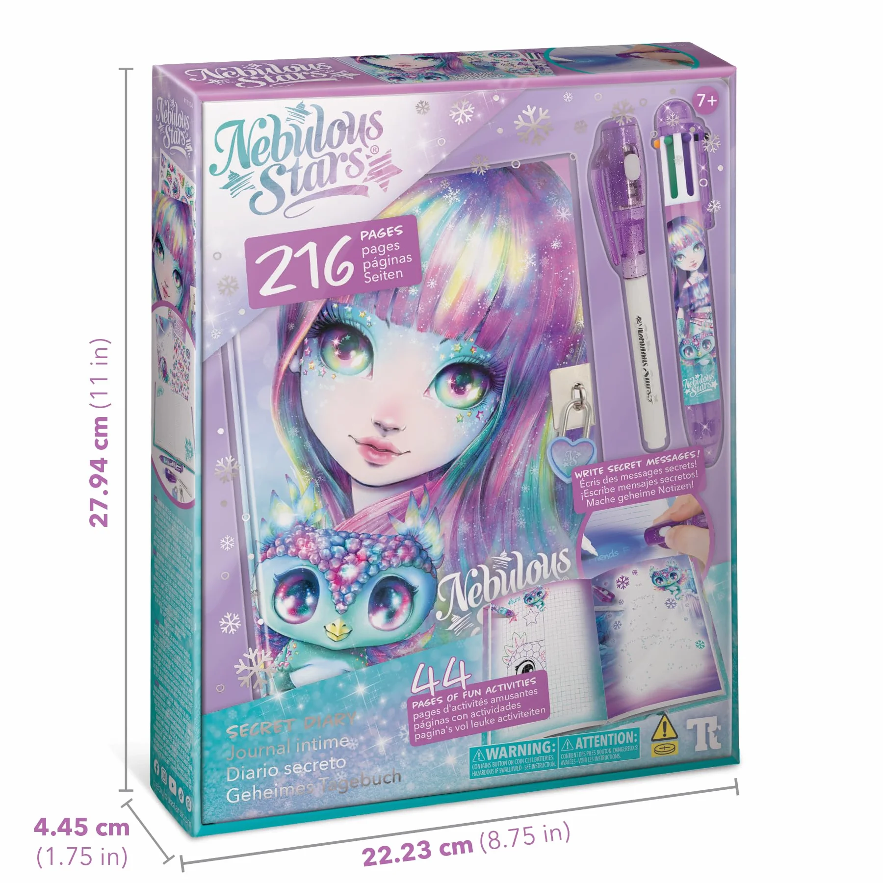 Nebulous Stars NS11104 Isadora's Secret Diary Craft, Colourful