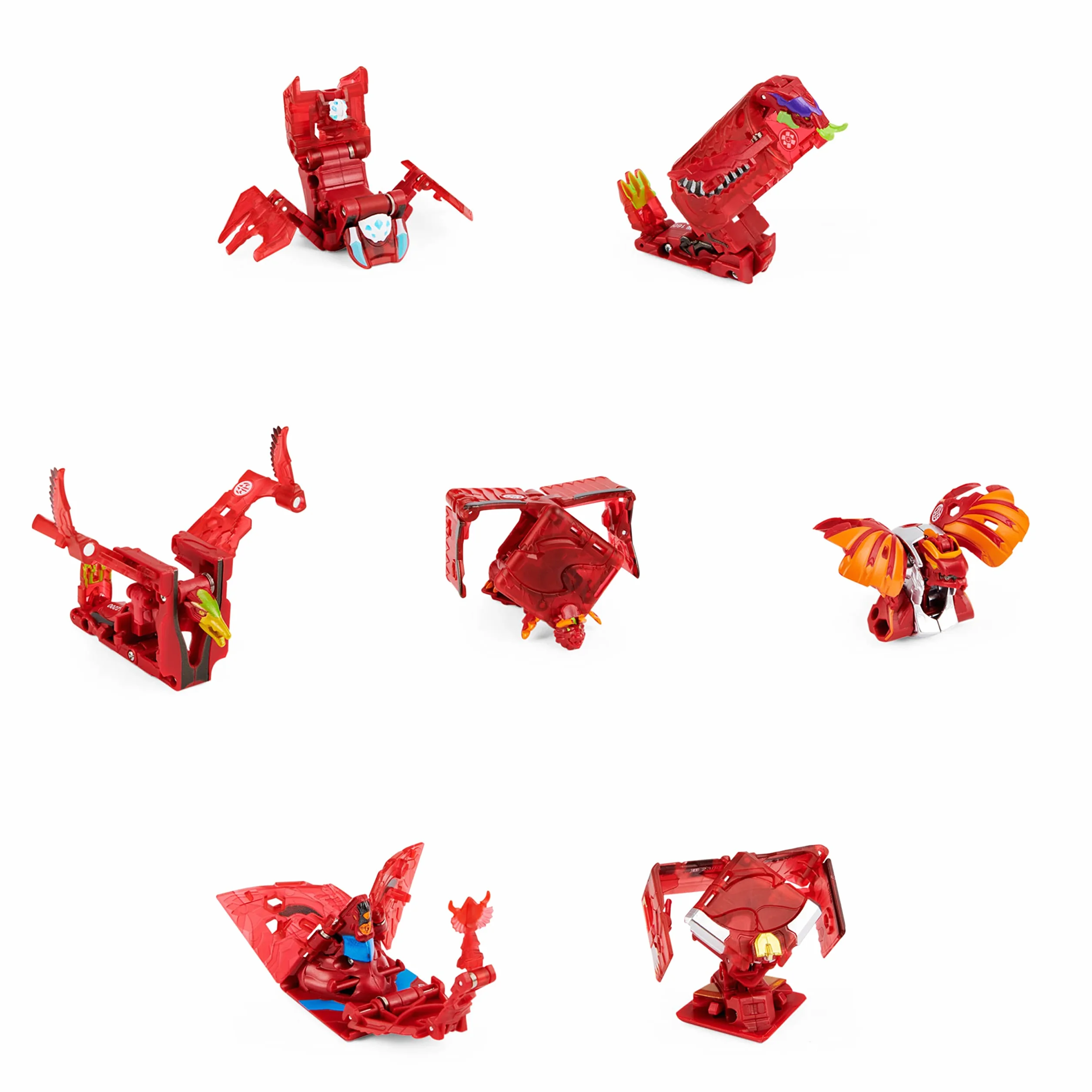BAKUGAN Geoforge Dragonoid, figurka kolekcjonerska z 6 geoganami i 1 ekskluzywnym metalowym smokiem Bakugan