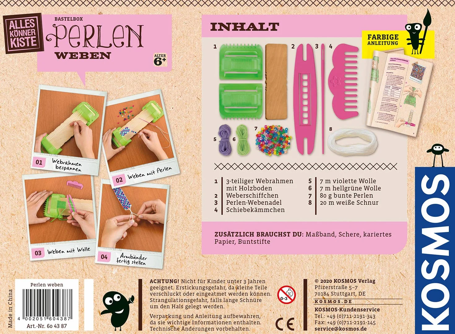 Perlen weben Bastel-Set