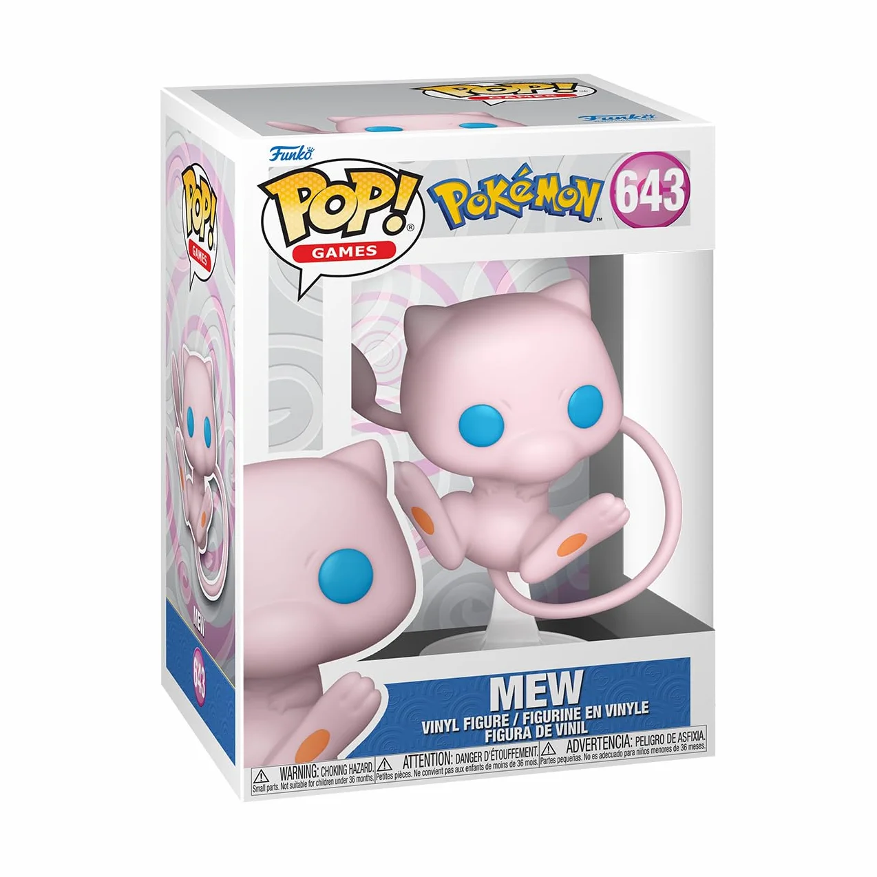 Funko POP! Games: Pokemon - Mew - Kolekcjonerska figurka winylowa - Pomysł na prezent - Oficjalny towar - Zabawki dla dzieci i dorosłych - Fani gier wideo