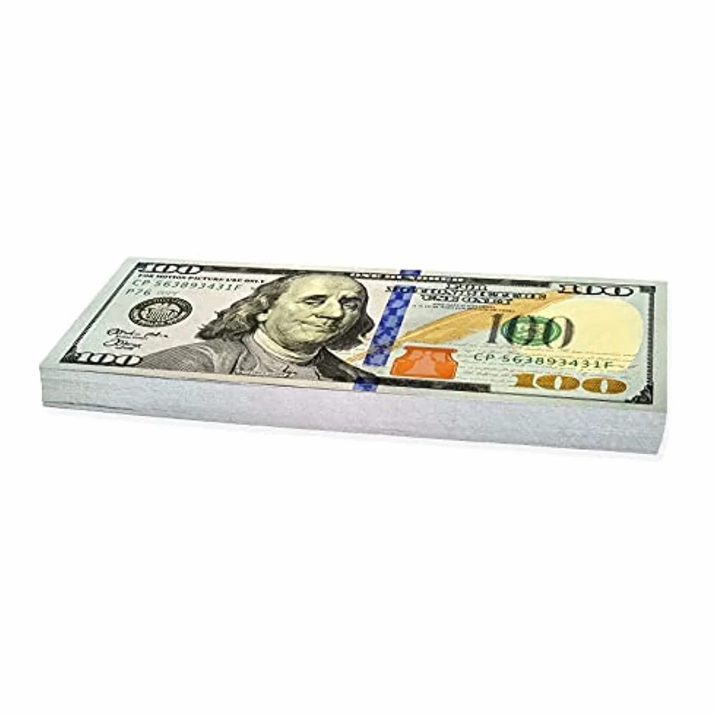 Nowy Styl Scratch Cash 100 x $100 Dolarów Rozmiar rzeczywisty