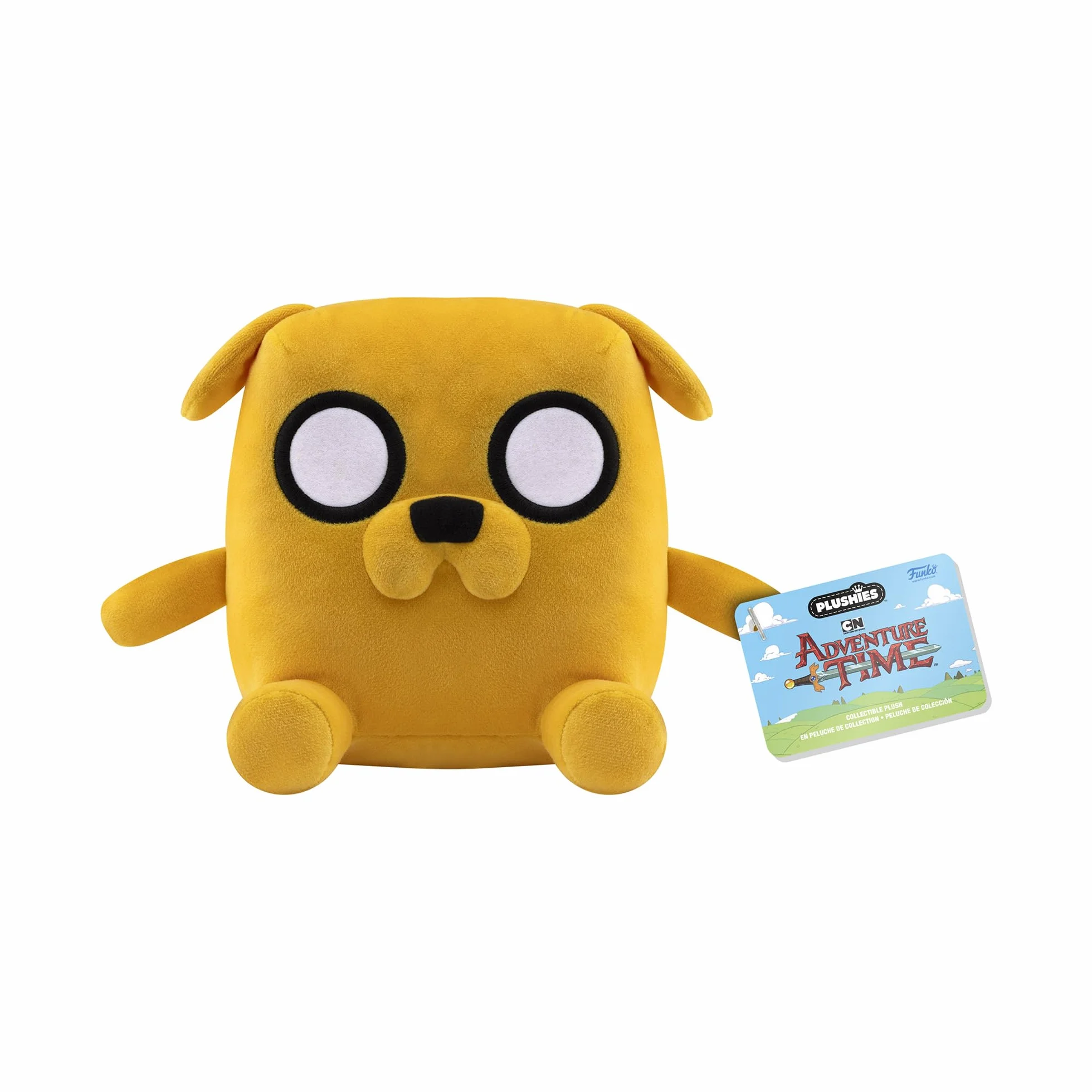 Funko Pop! Plush: Adventure Time - Jake The Dog - ()- Pluszowa zabawka kolekcjonerska - pomysł na prezent urodzinowy - Oficjalne gadżety pluszowe dla dzieci i dorosłych - idealny dla fanów anime