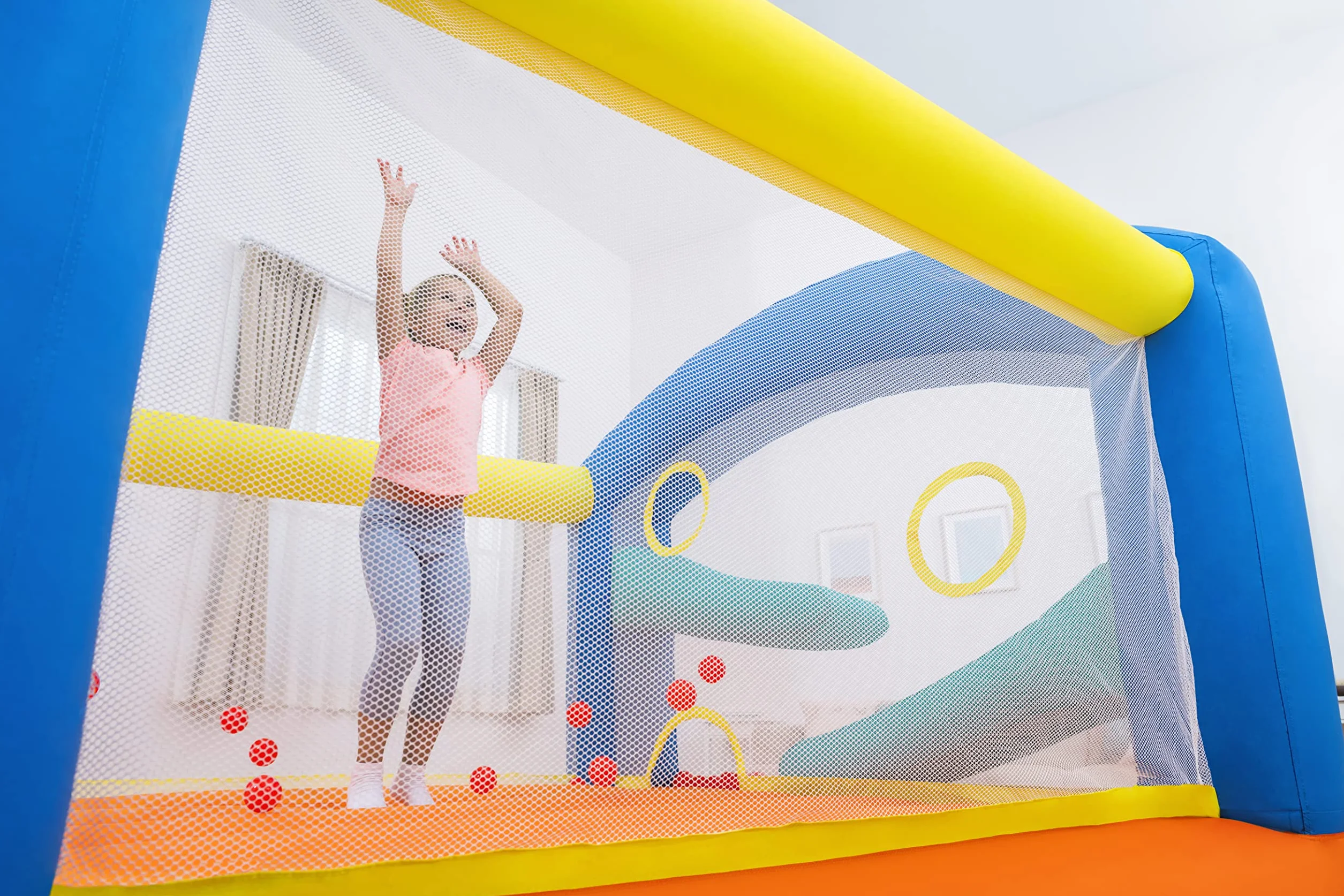 Bestway H2OGO zamek dmuchany z ciągłą dmuchawą Leap & Play 289 x 213 x 173 cm