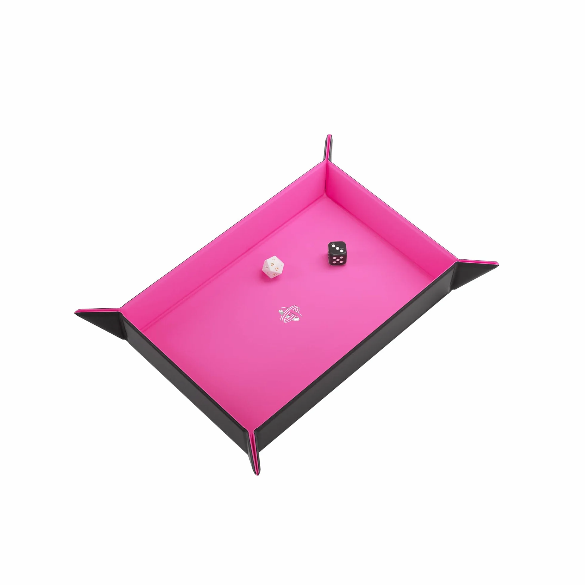 Magnetic Dice Tray Rectangular Black/Pink