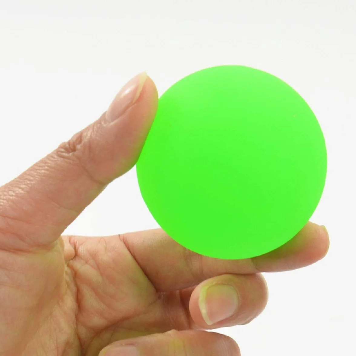 3 x Flummi duża gumowa piłka neonowa XL ok. 60 mm kolorowa piłka do zabawy dla dzieci
