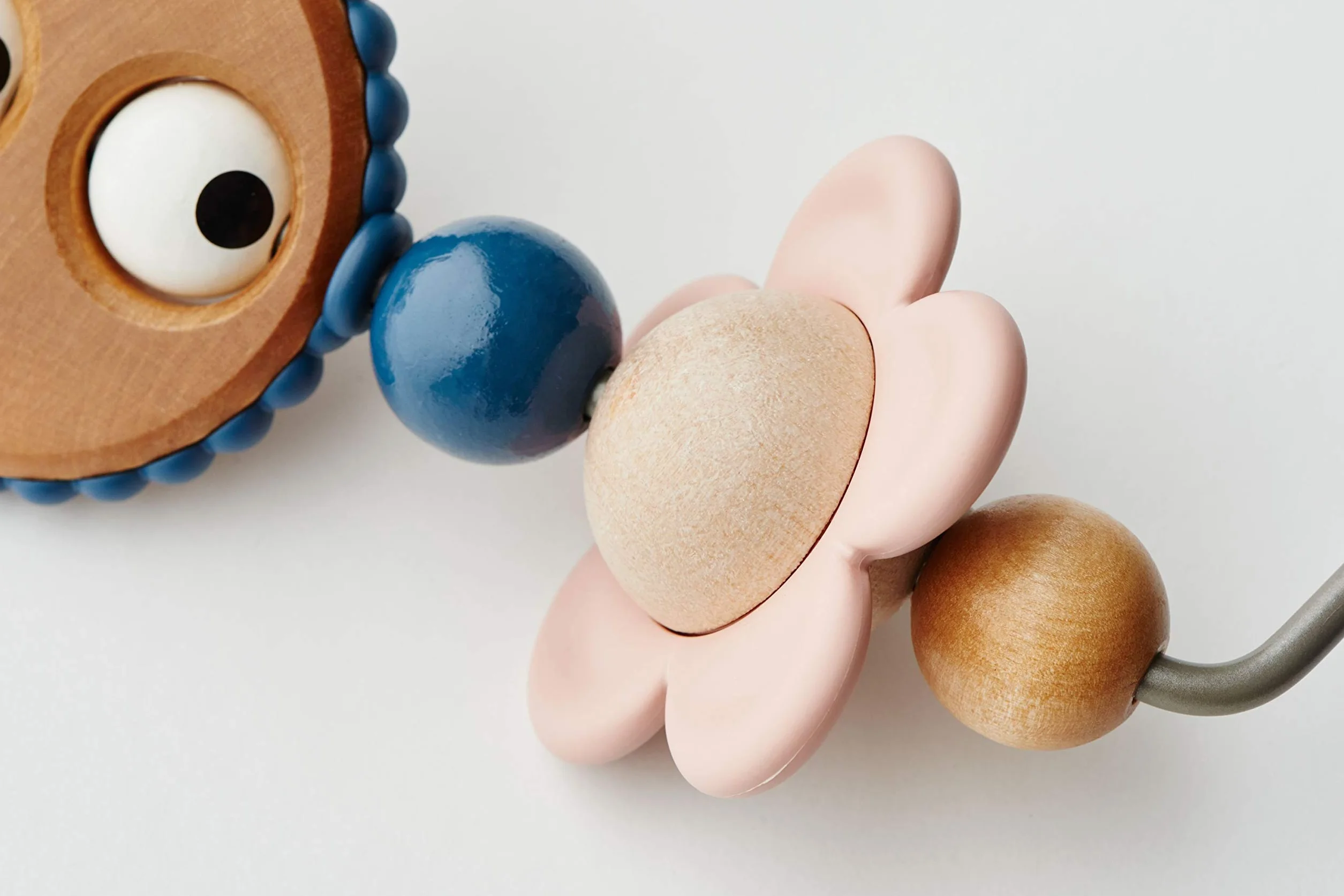BabyBjörn Zabawka dla bouncera, pastelowe googly eyes