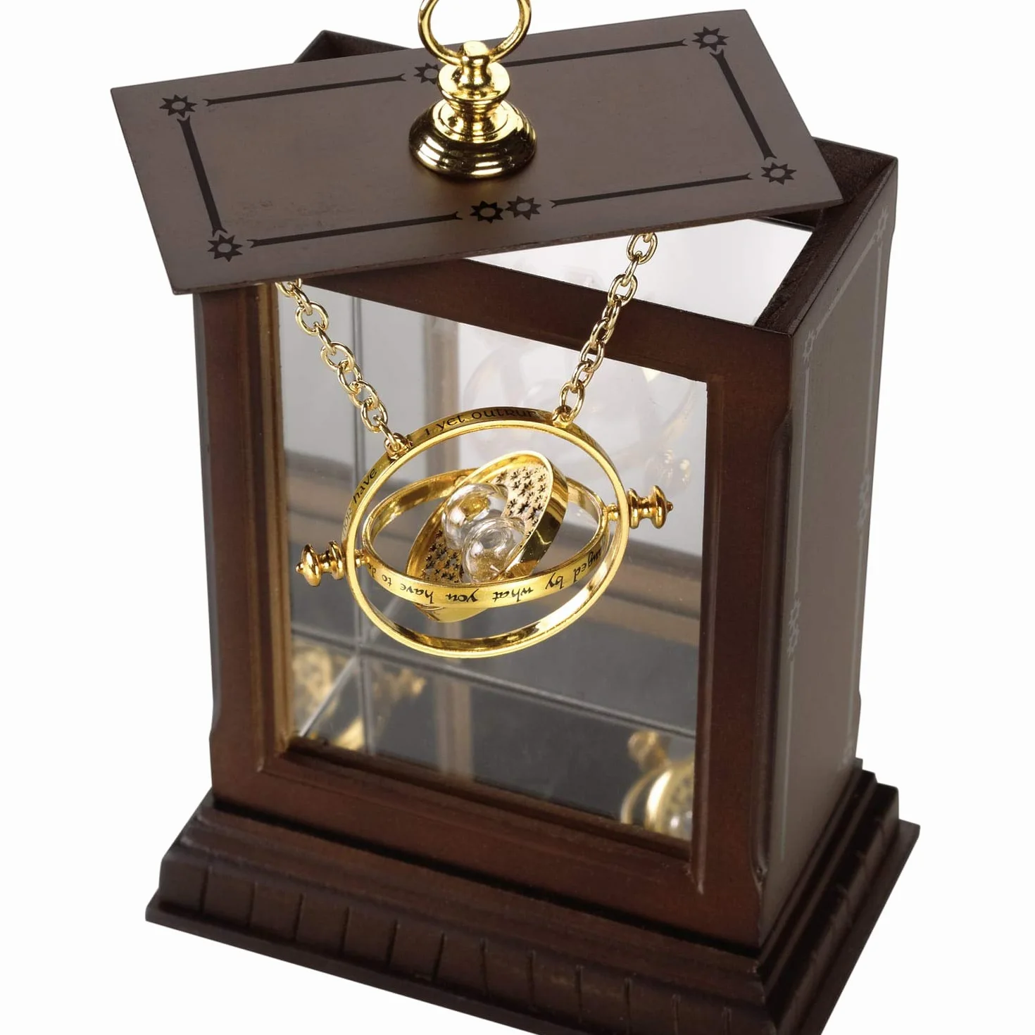 Noble Collection NN7017 Zmieniacz Czasu Hermiony Granger, 3,5 cm, Złoty