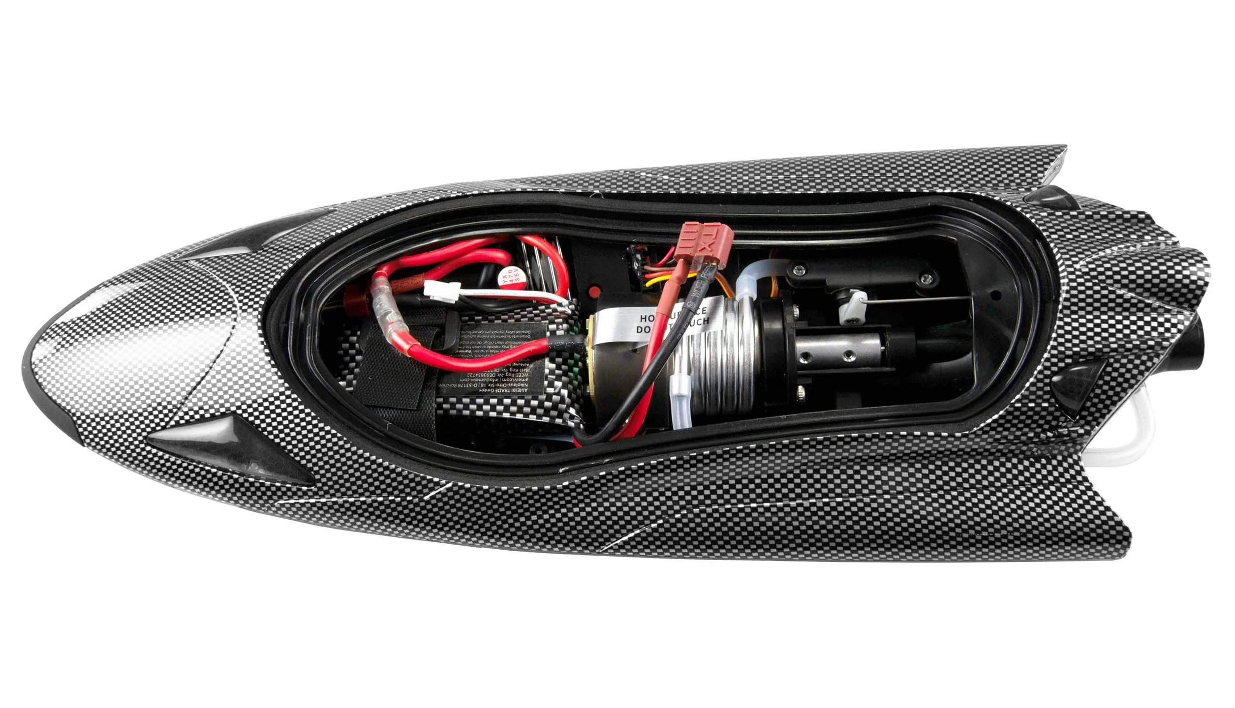 Amewi Stingray Speedboat z napędem odrzutowym 40 km/h 335 mm RTR Carbon Look