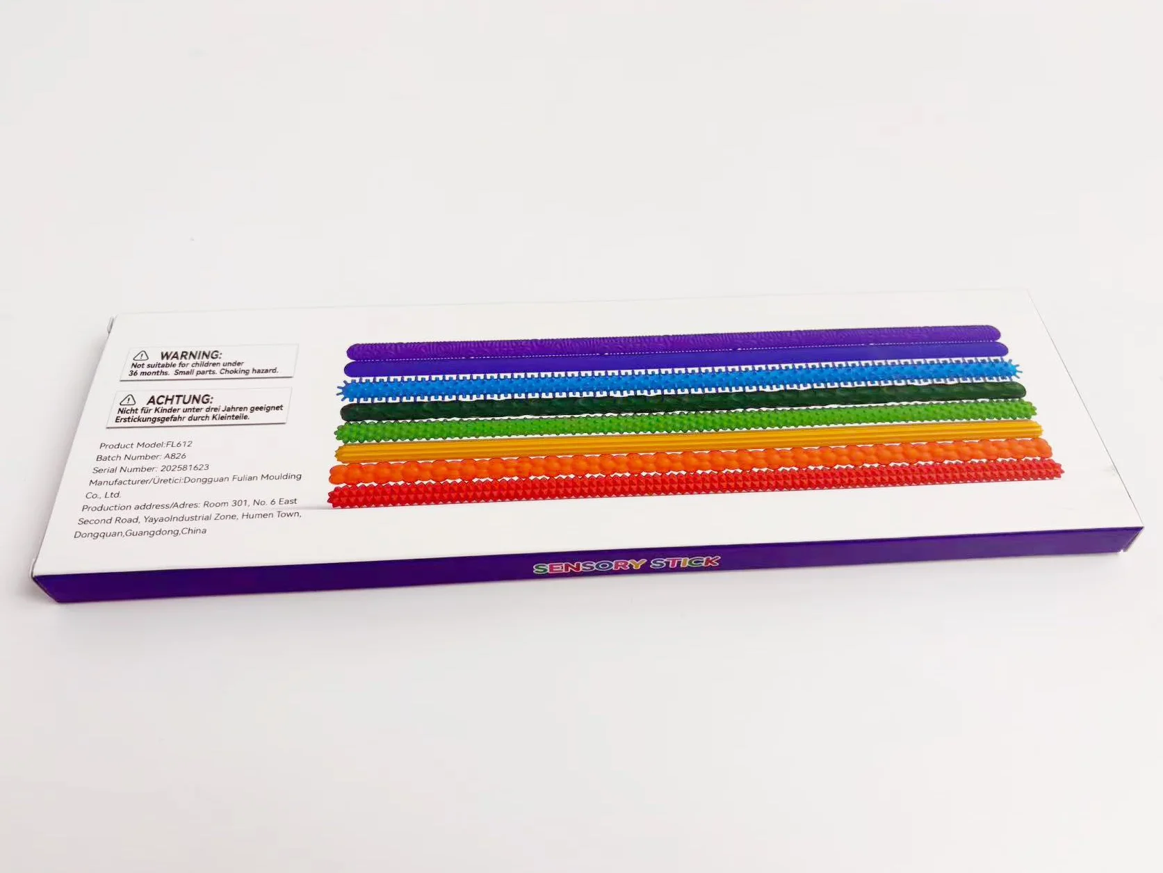 Fidget Toys 8 sztuk – teksturowany silikon Fidget sensoryczny Stick zabawka dla dzieci i dorosłych, zabawka łagodząca stres, prezent dla osób z autyzmem i ADHD