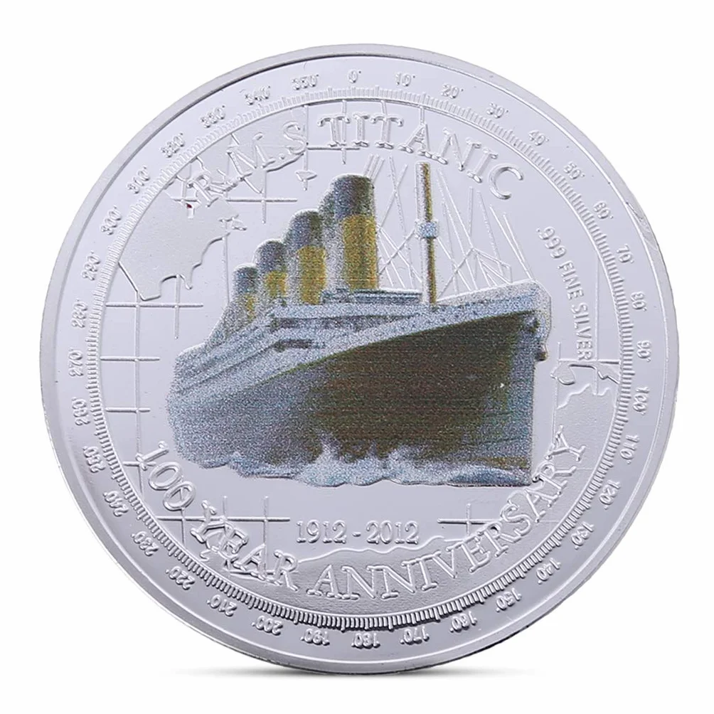 HARMILIY Titanic moneta na 100-lecie dobrej jakości moneta pamiątkowa i do kolekcjonowania prezent